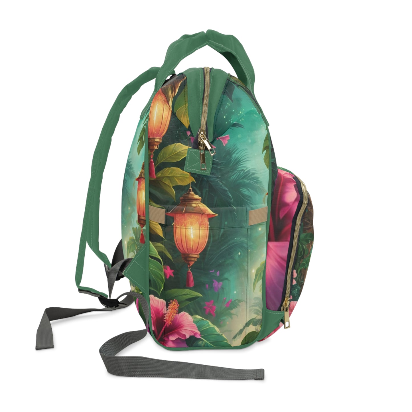 Zayra Aruban Baby Bag – Tropical Lantern Garden