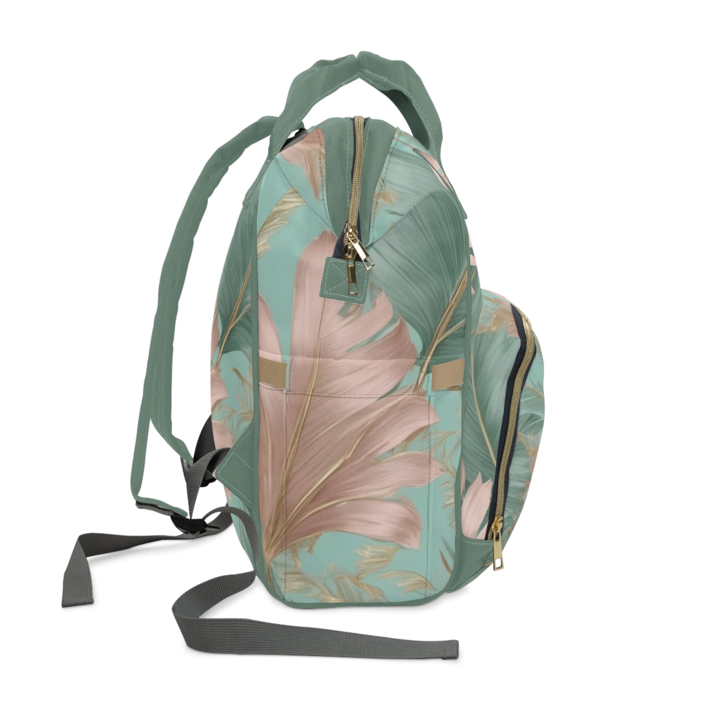 Girls Diaper Bag "Amirat Qalbi" Princess of My Heart Personalized Arabic Diaper Backpack