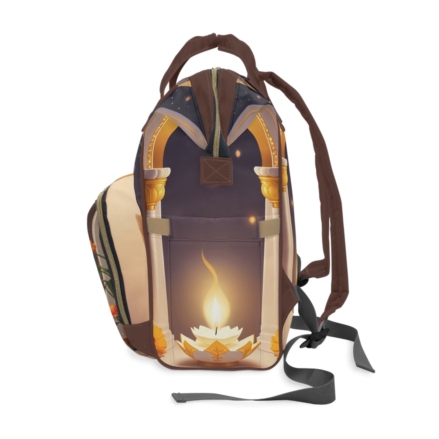 Kian India Baby Bag – Personalized Lantern & Temple Design