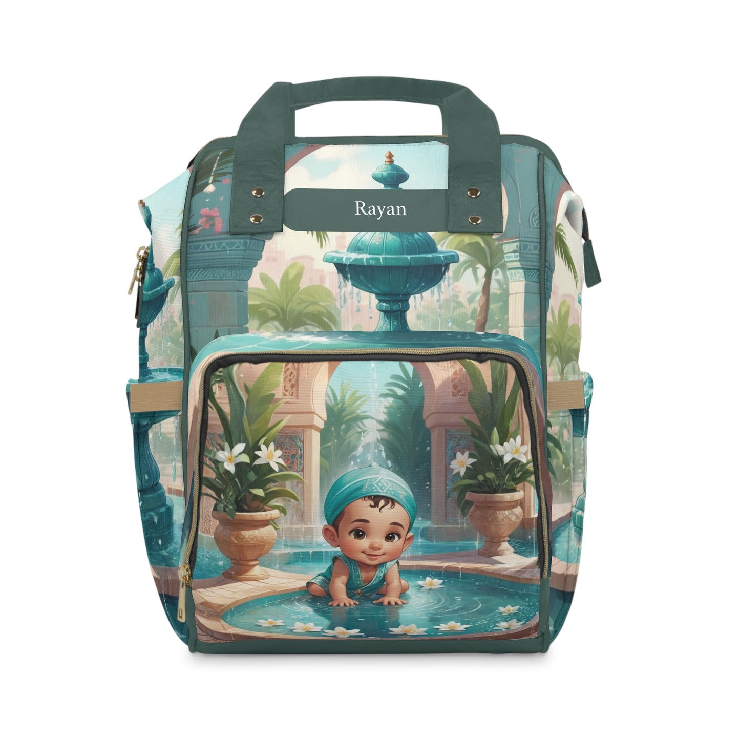Rayan Fountain of Paradise Baby Bag – Personalized Moroccan