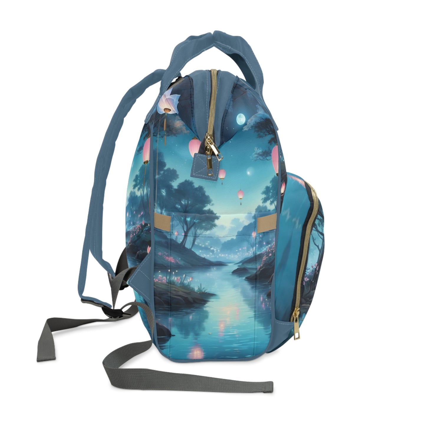 Saanvi India Baby Bag – Lotus River Fairytale, Free Personalization