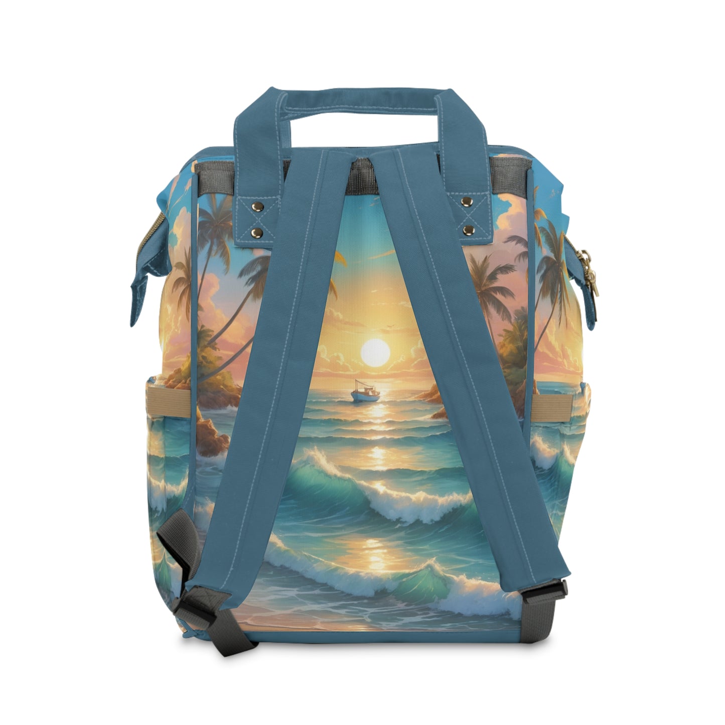 Elian Aruban Baby Bag – Ocean Sunset Adventure