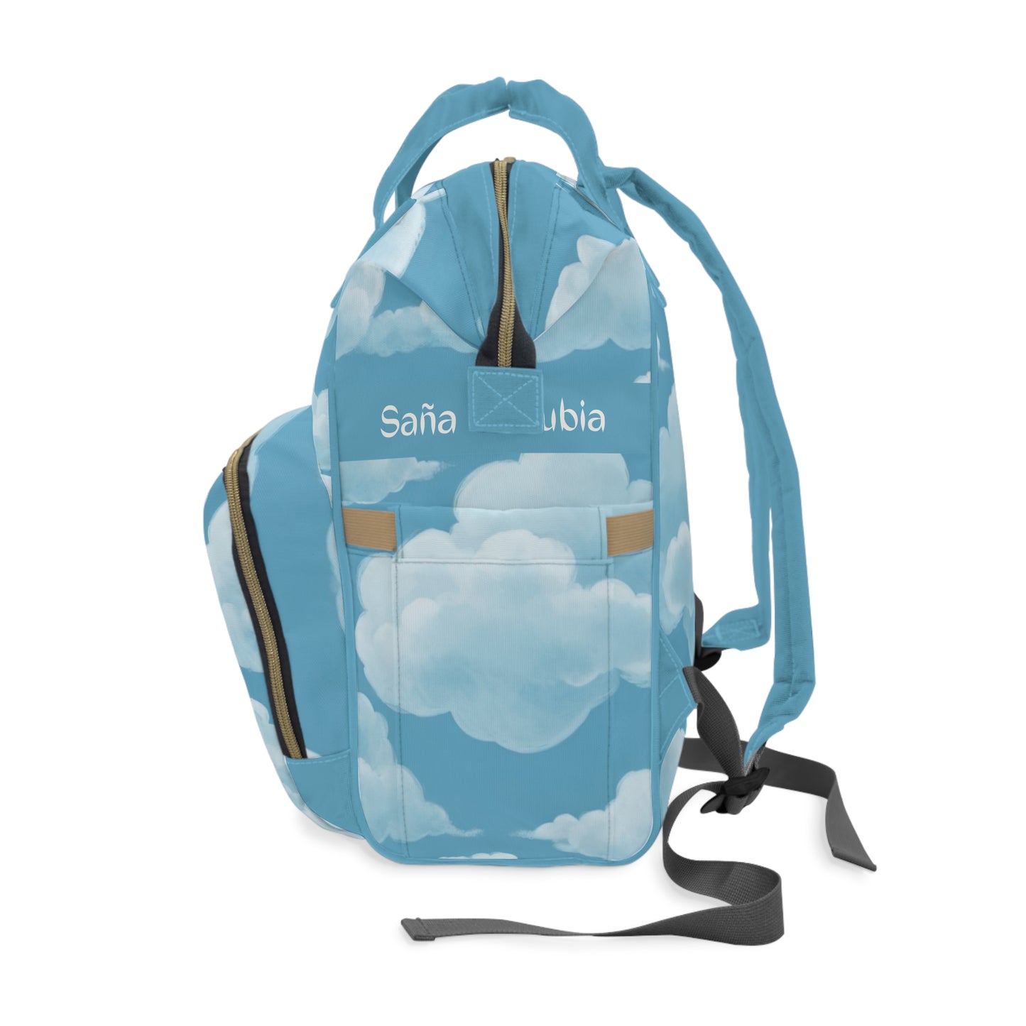 Boys Diaper Bag Personalized Aruba Baby Bag Cloudy Sky Dream Waterproof Backpack