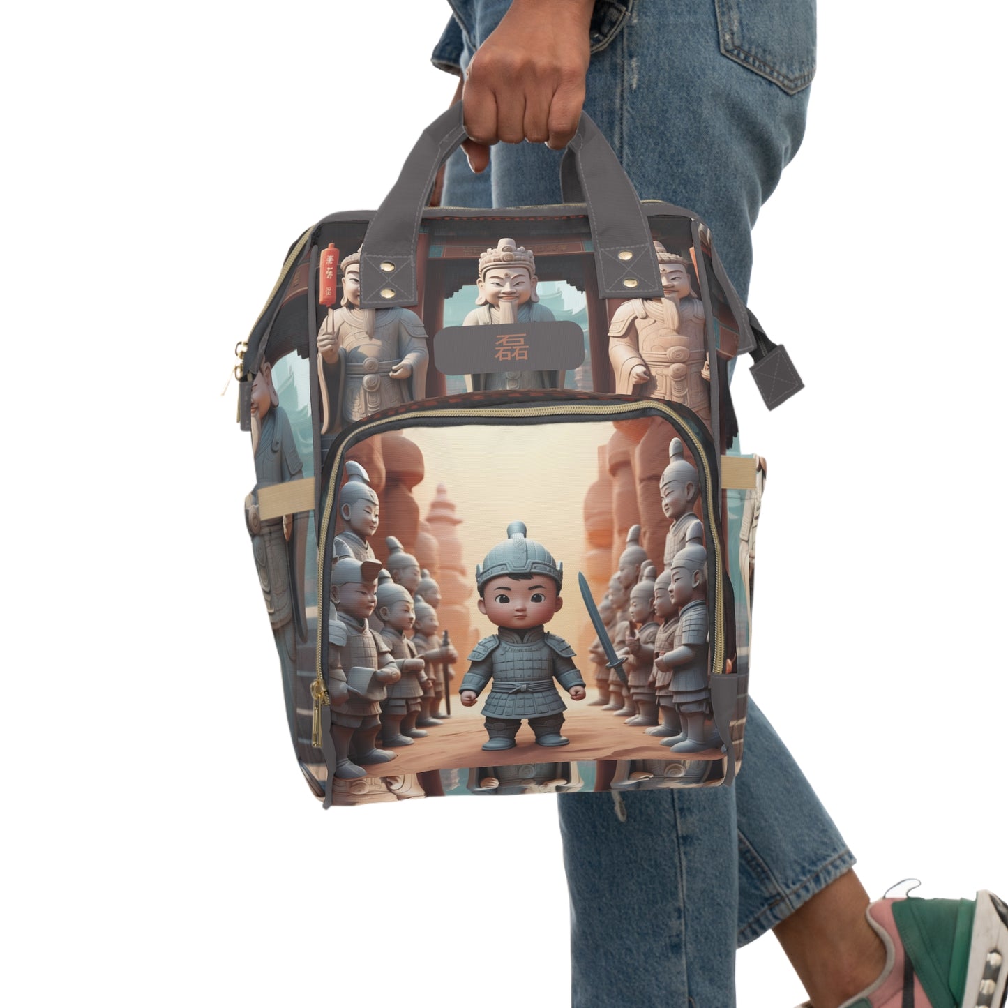 Boys Diaper Bag Personalized | Chinese Warrior Baby Bag