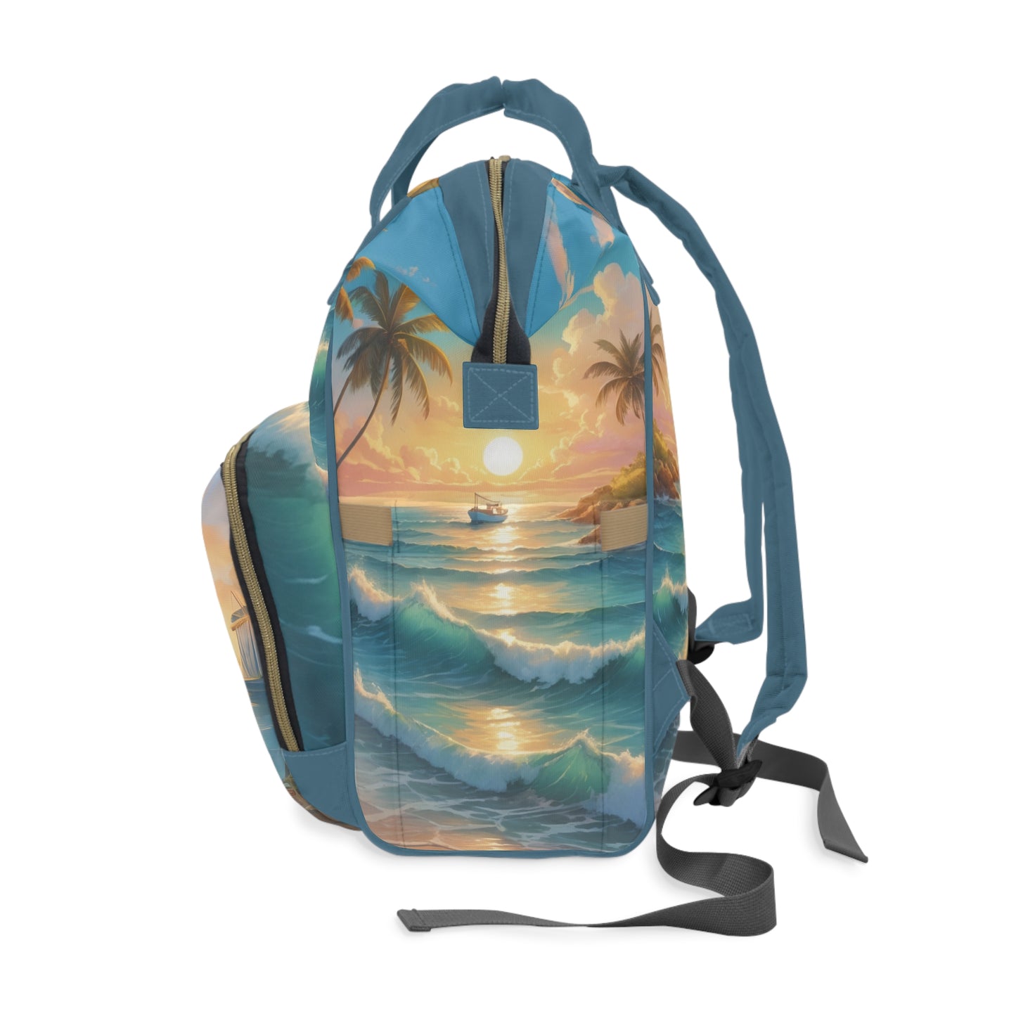 Elian Aruban Baby Bag – Ocean Sunset Adventure