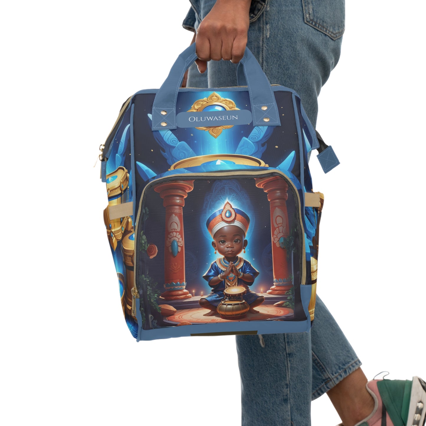 Oluwaseun Yoruba Prince Diaper Bag – Divine Gratitude