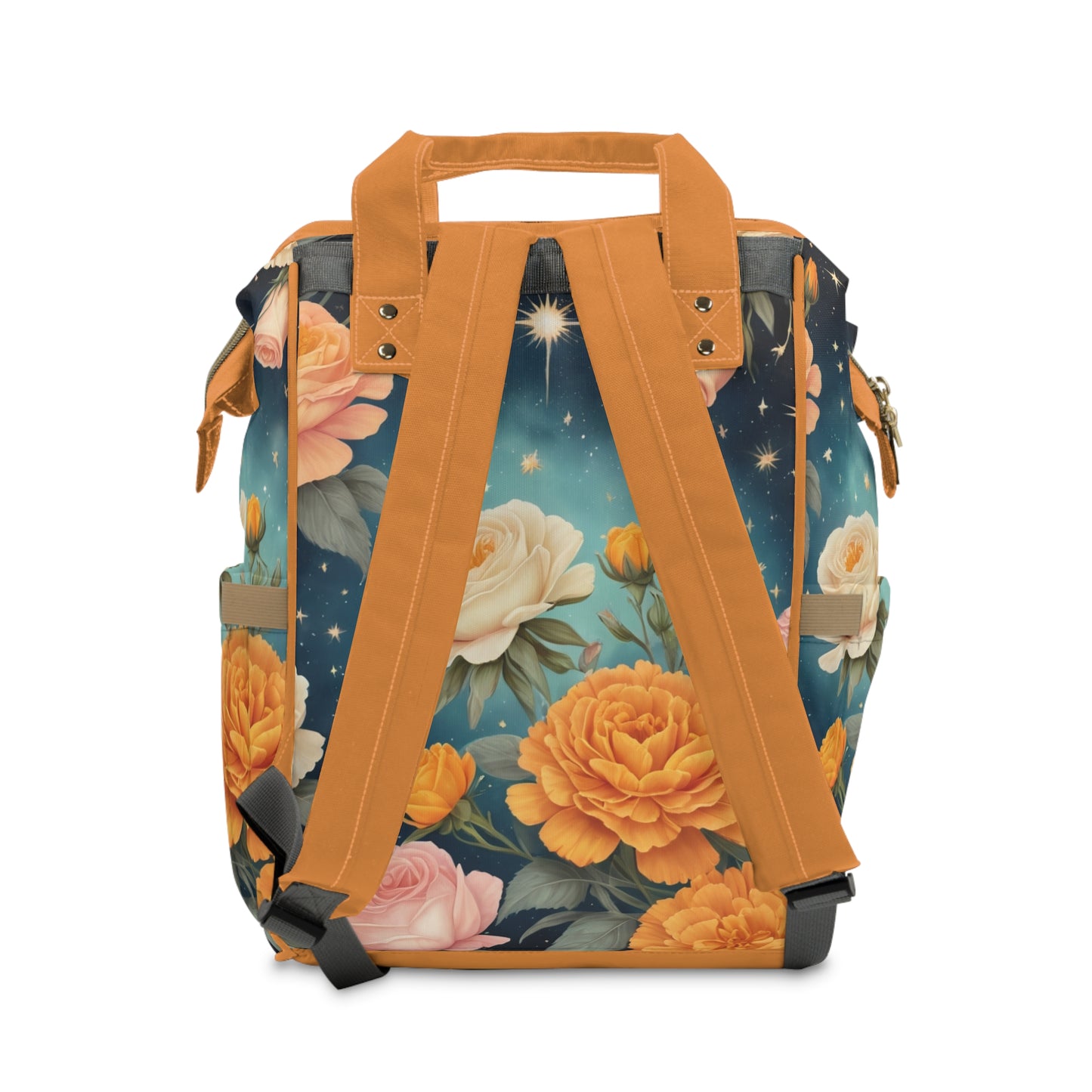 Girls Diaper Bag Personalized Zodiac Baby Bag Leo Sign Royal by Nature Loved Forever Backpack