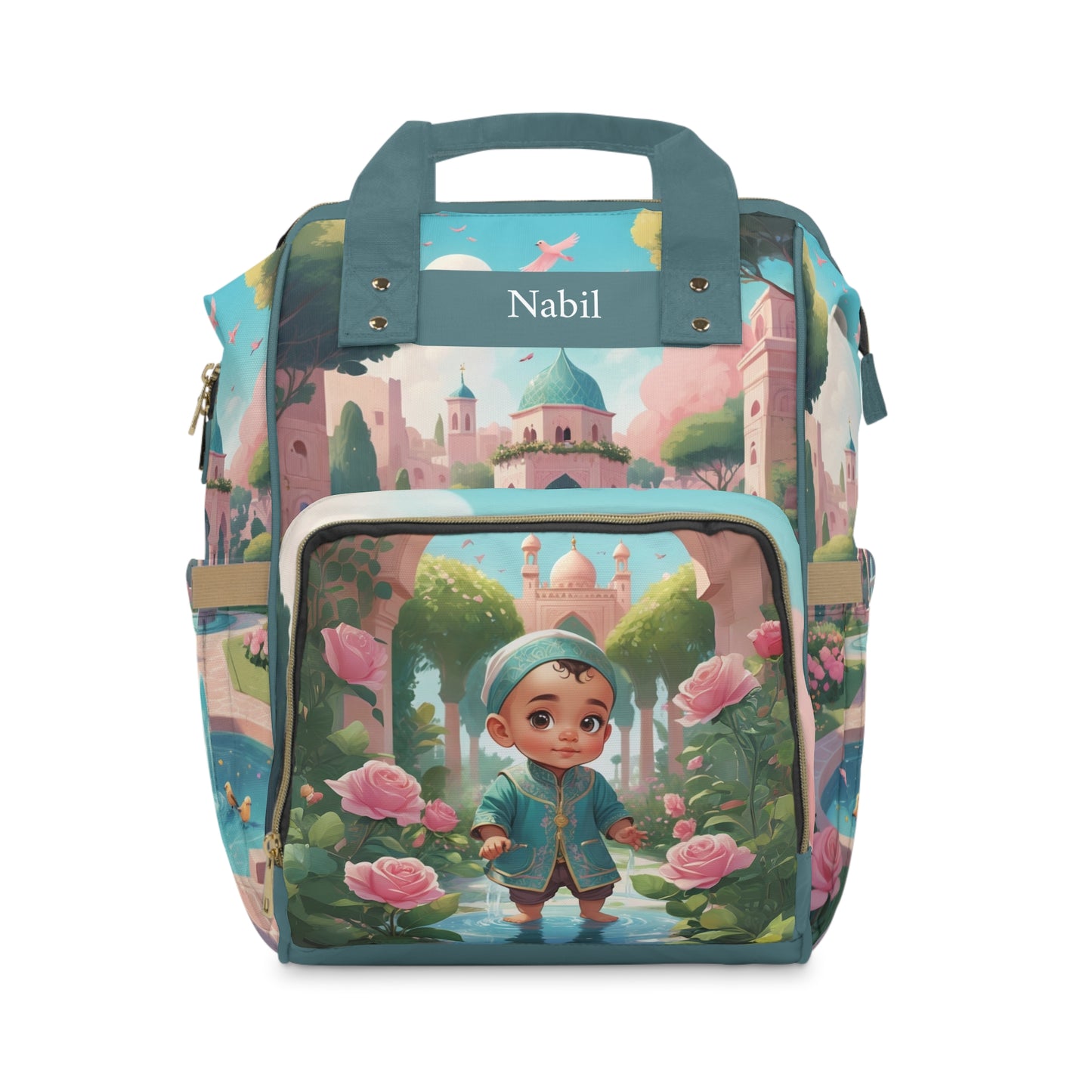 Nabil Garden of Roses Baby Bag – Personalized Moroccan