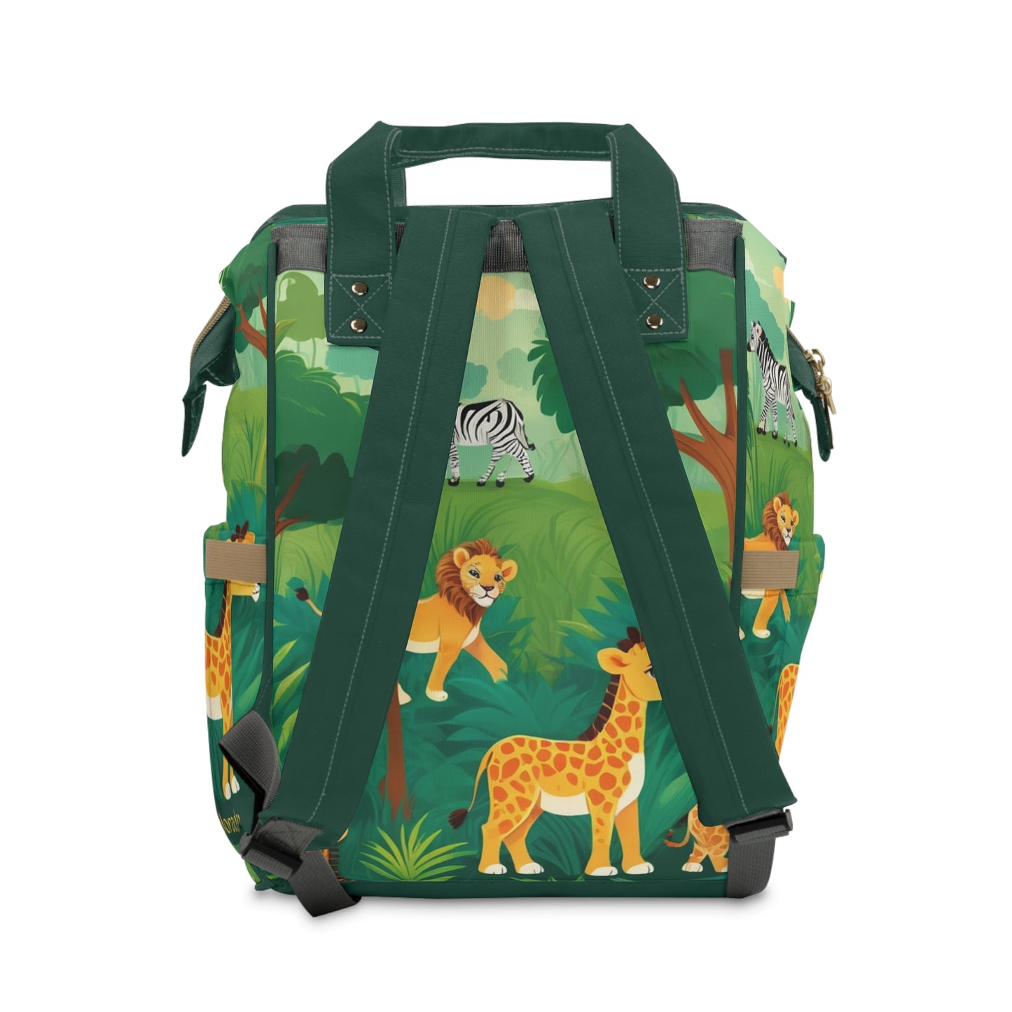 Boys Diaper Bag Personalized Aruba Baby Bag Safari Animal Little Explorer Waterproof Backpack