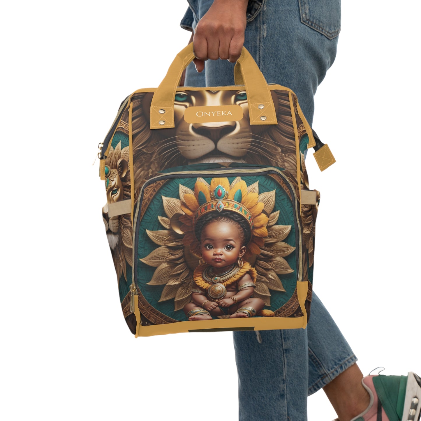 Onyeka Igbo Princess Diaper Bag | Luxury African Baby Bag