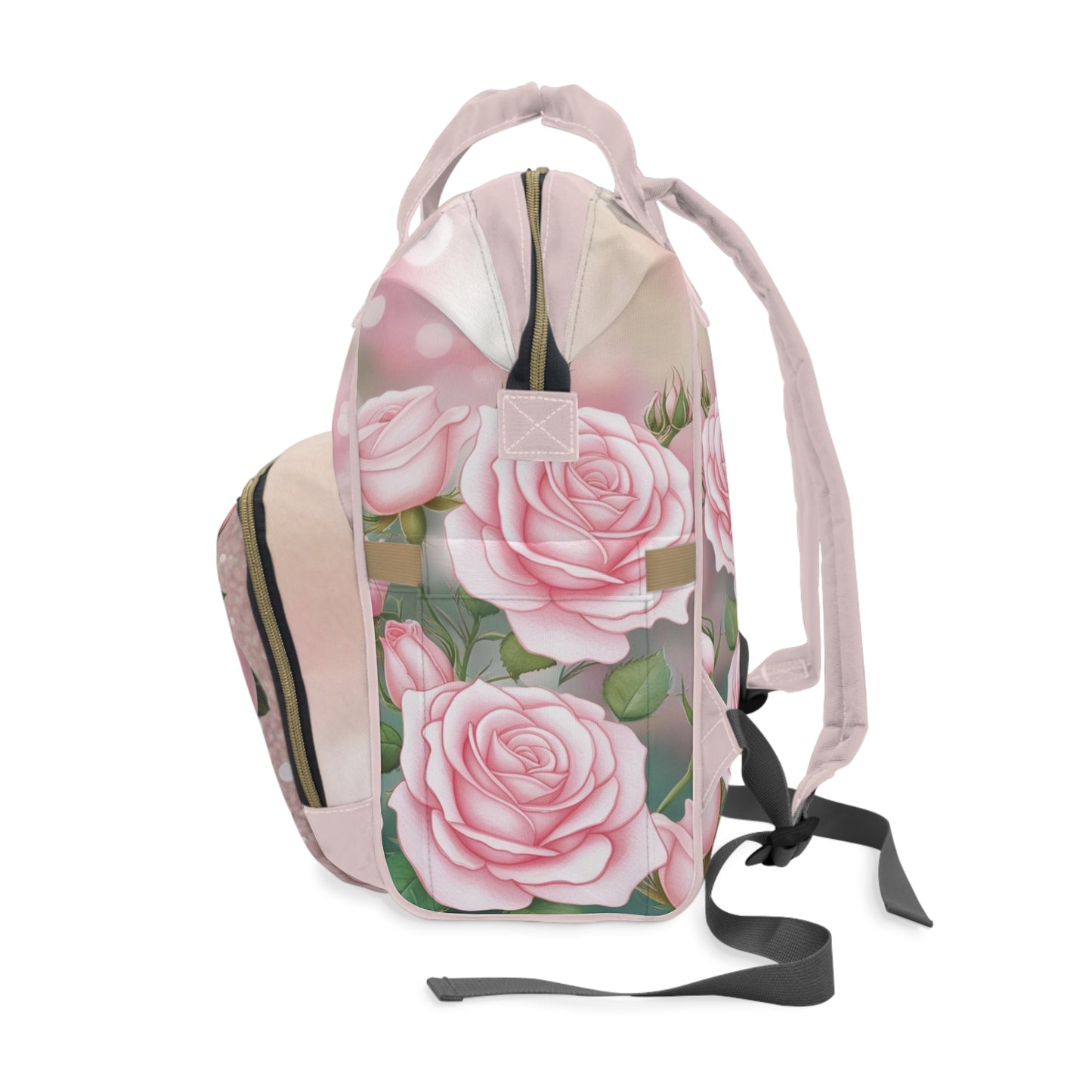 Sofia Rose Dreamer Baby Bag 🌸 Personalized Pink Diaper Bag