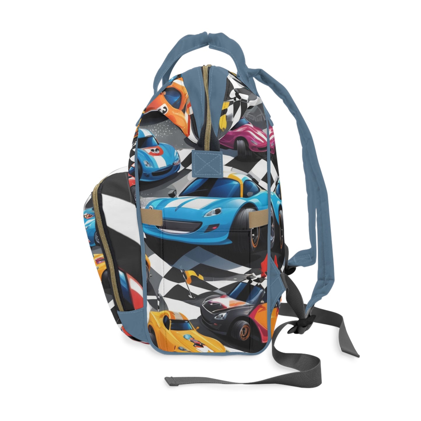 Boys Diaper Bag Personalized Aruba Baby Bag Race Car Champion Waterproof Backpack