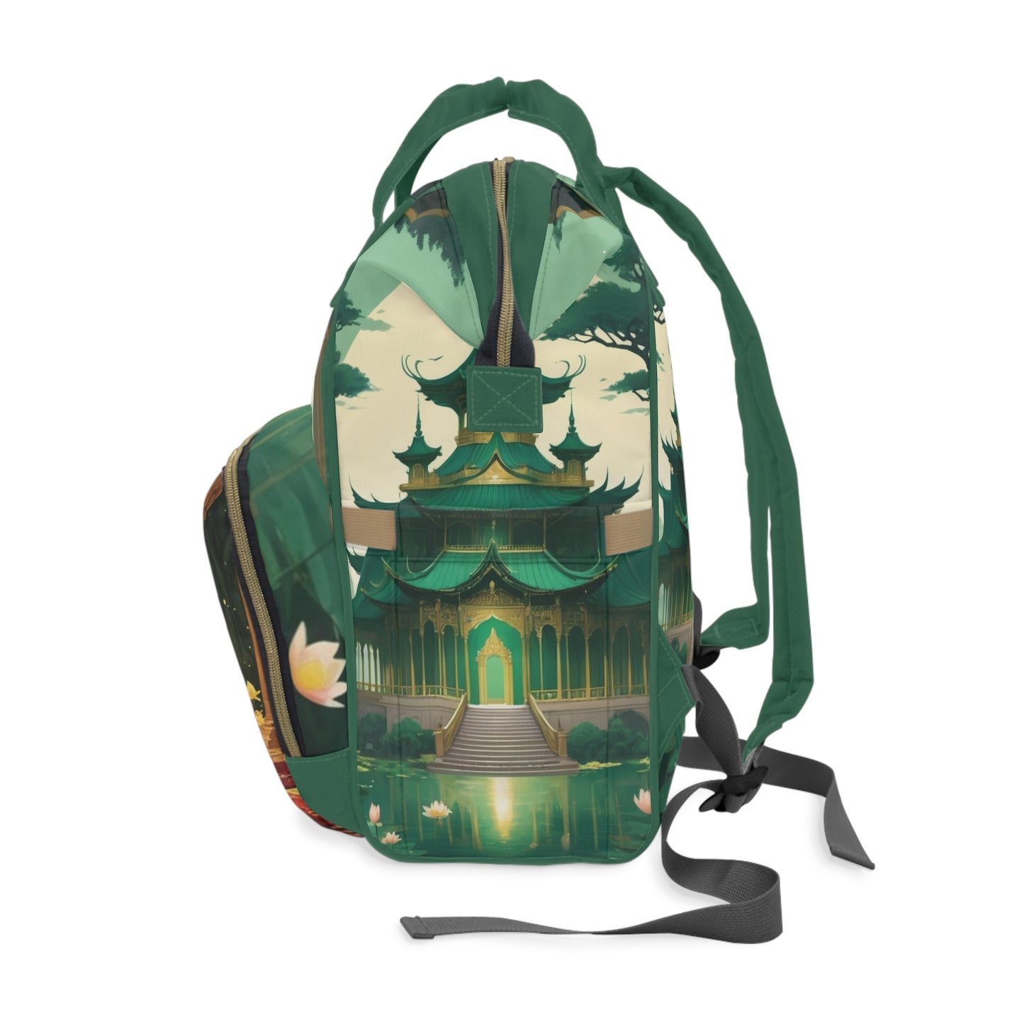 Yuvan India Baby Bag – Personalized Royal Green Palace Design
