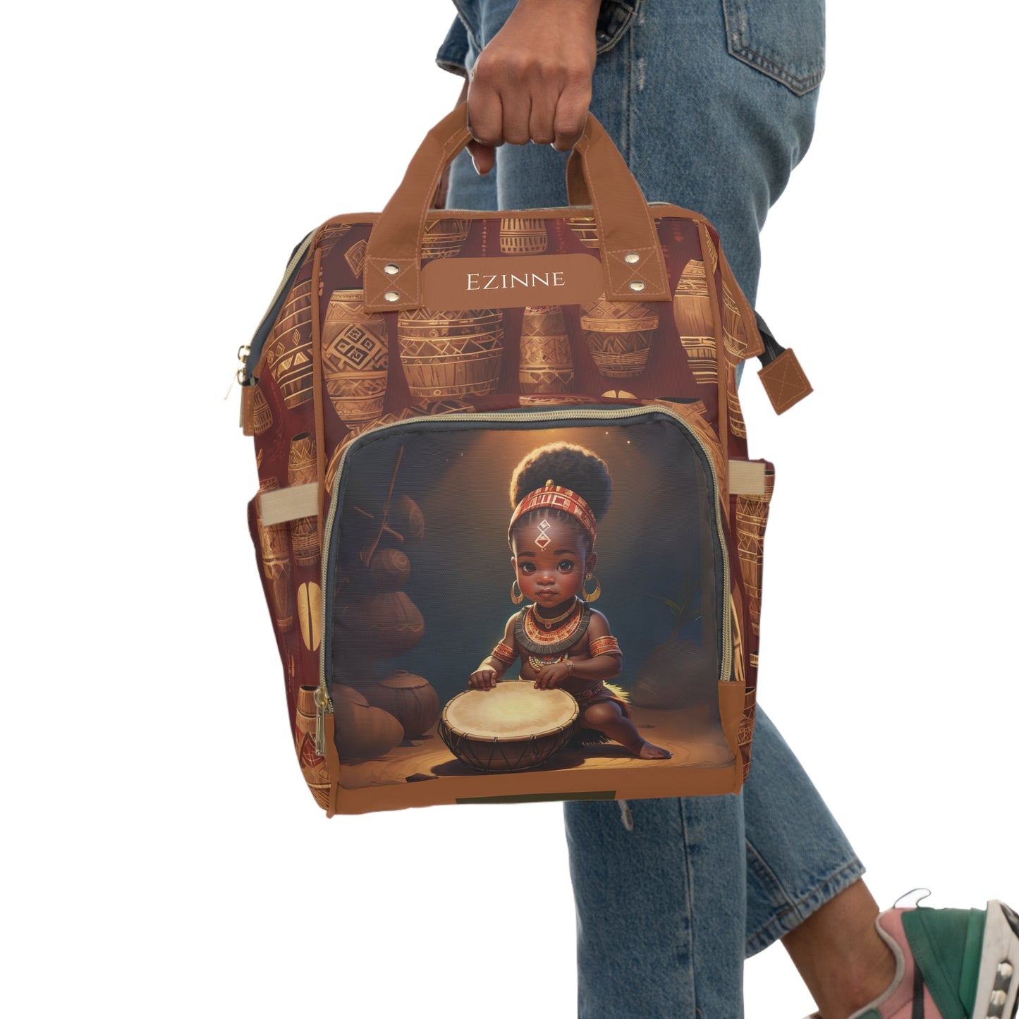 Ezinne Igbo Princess Diaper Bag – Luxury Baby Bag