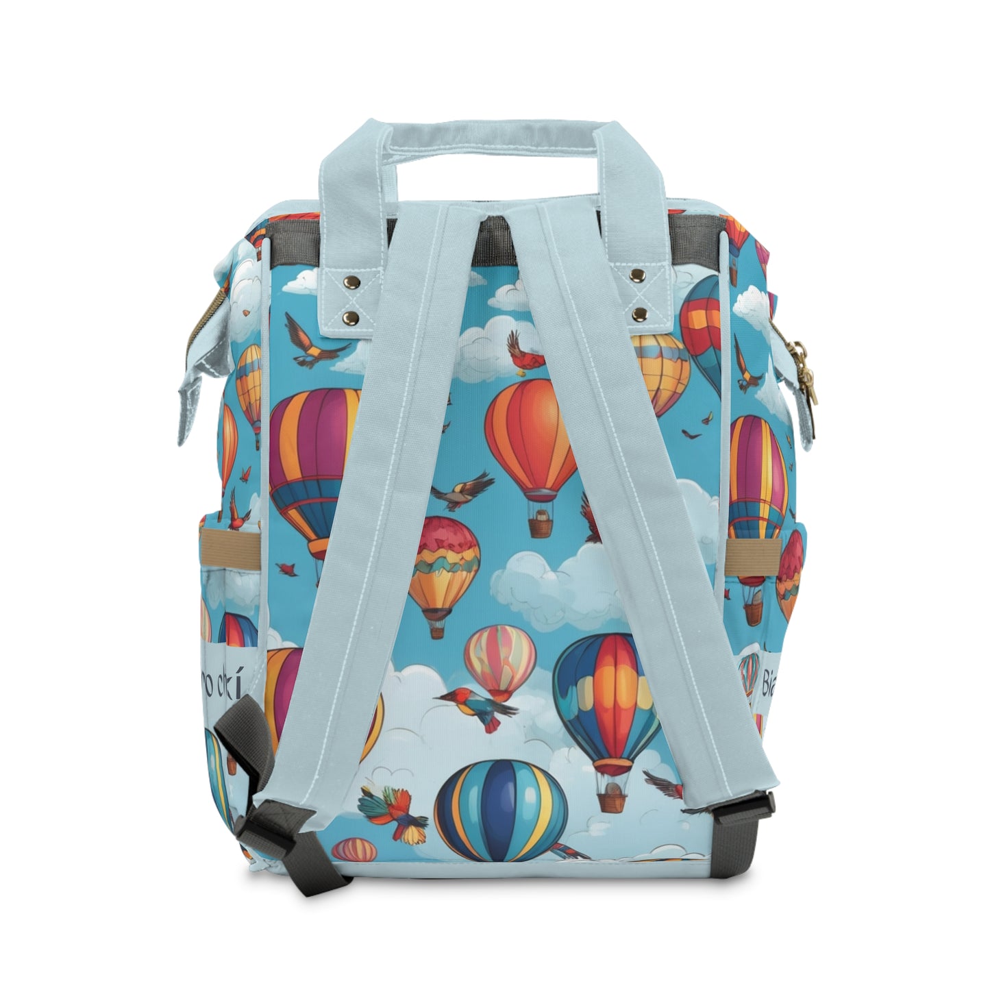 Boys Diaper Bag Personalized Aruba Baby Bag Balloon Festival Sky Waterproof Backpack