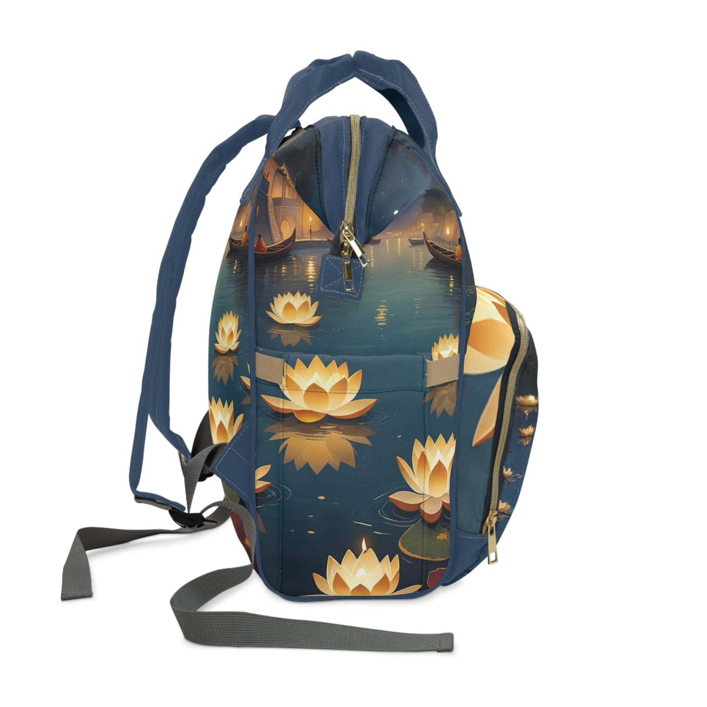 Devansh India Baby Bag – Personalized Lotus Moonlight Design