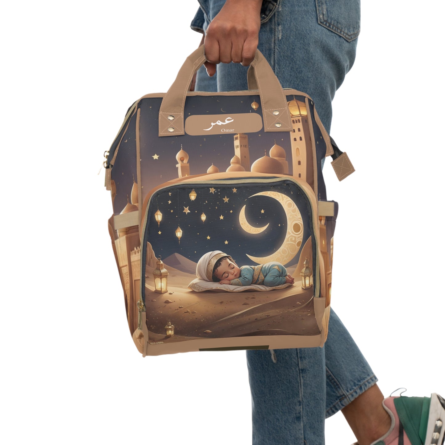 Omar Arabic Baby Bag – Crescent Night Dream