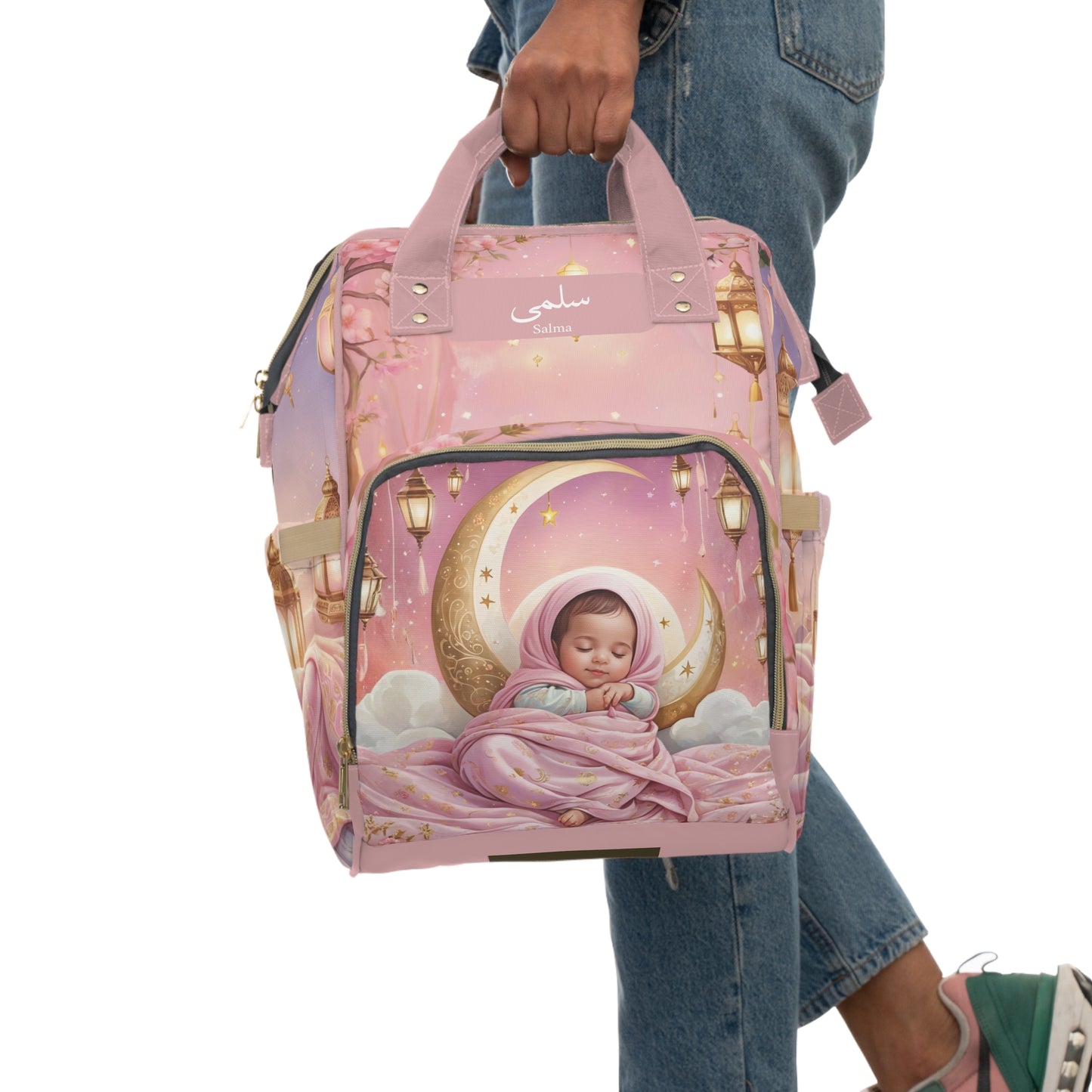 Salma Arabic Baby Bag – Golden Moon Dream