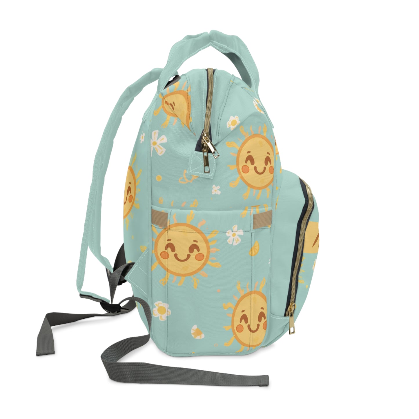 Girls Diaper Bag Personalized Aruba Baby Bag Cute Sunshine Little Sun Waterproof Backpack