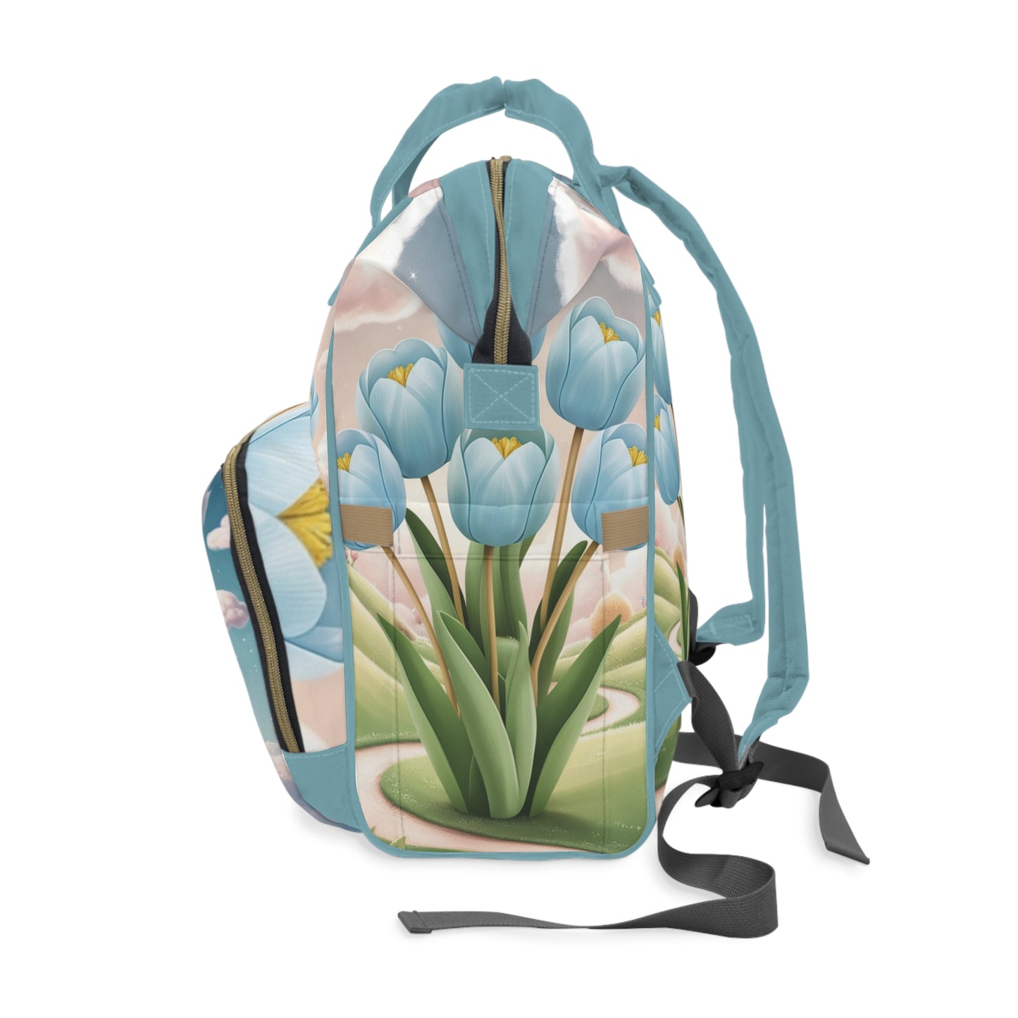 Lucas Tulip Dreamer Baby Bag 🌷 Personalized Dutch Diaper Bag