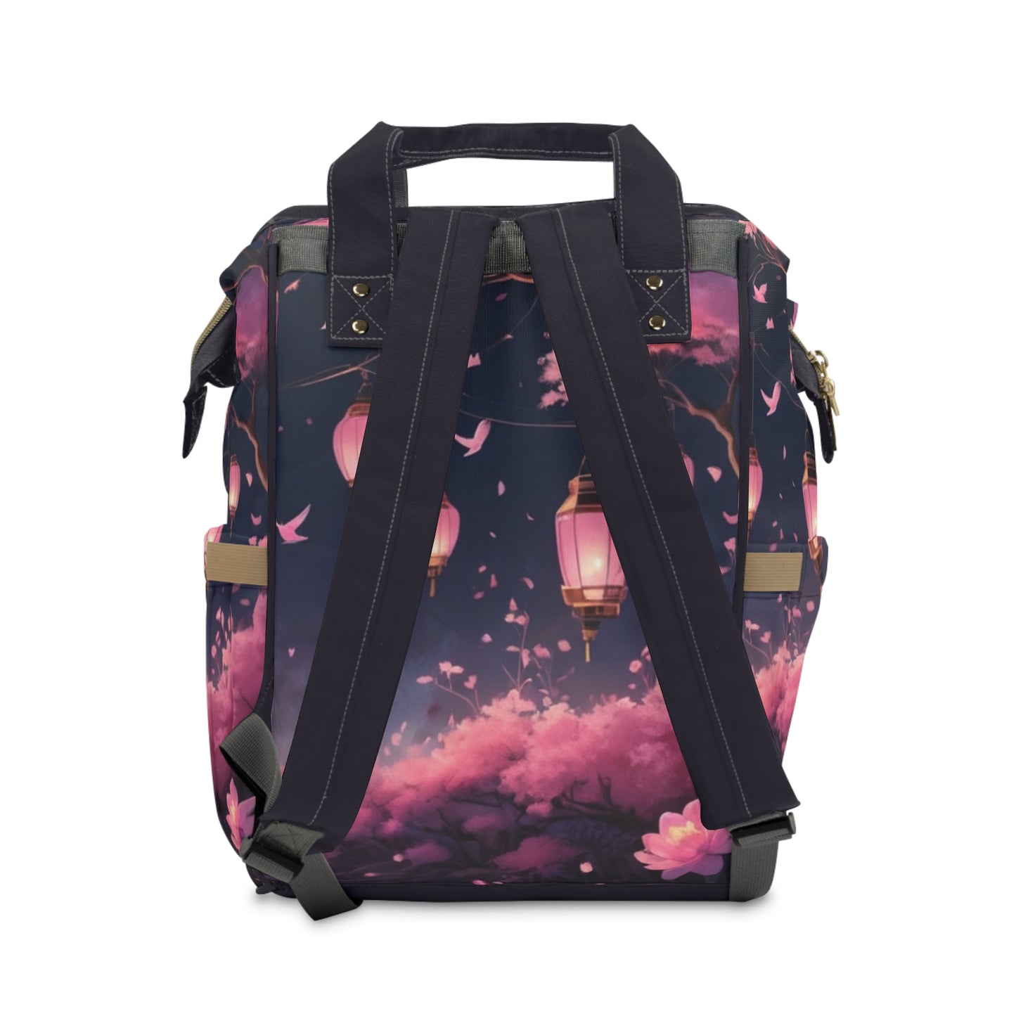 Girls Farsi Baby Bag Persian Night Lanterns and Domes Personalized Diaper Backpack