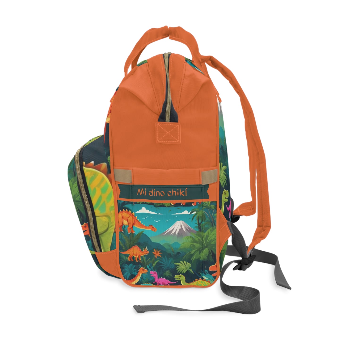 Boys Diaper Bag Personalized Aruba Baby Bag Dinosaur Explorer Waterproof Backpack