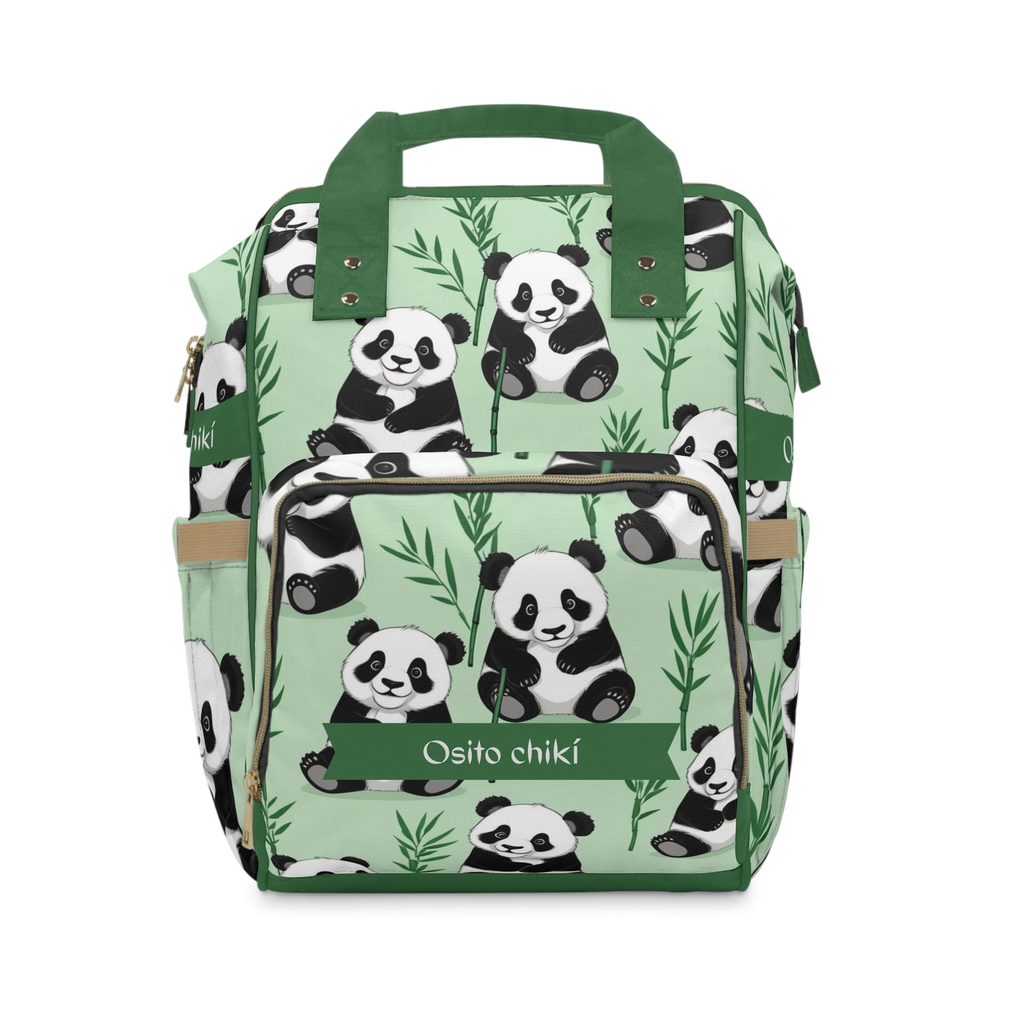 Boys Diaper Bag Personalized Aruba Baby Bag Panda Forest Friend Waterproof Backpack