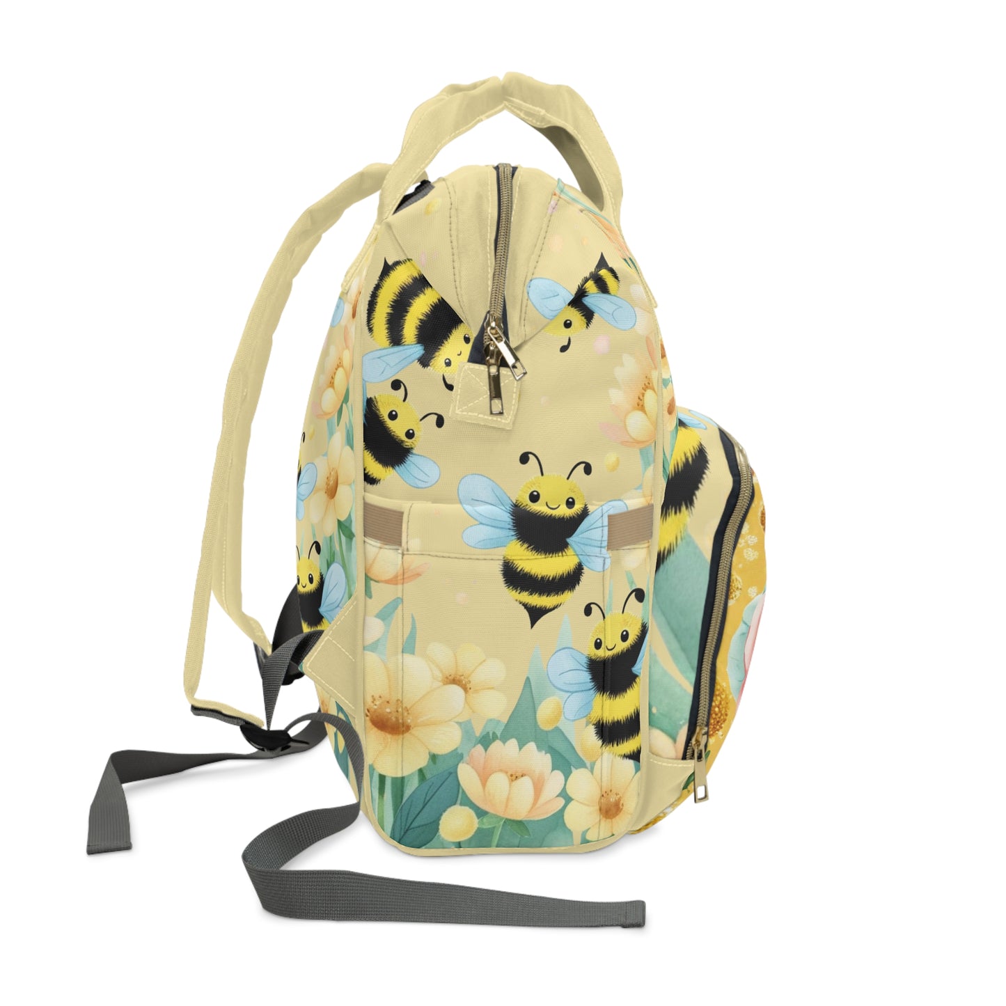 Olivia Bee Dreamer Baby Bag π Personalized Yellow Diaper Bag