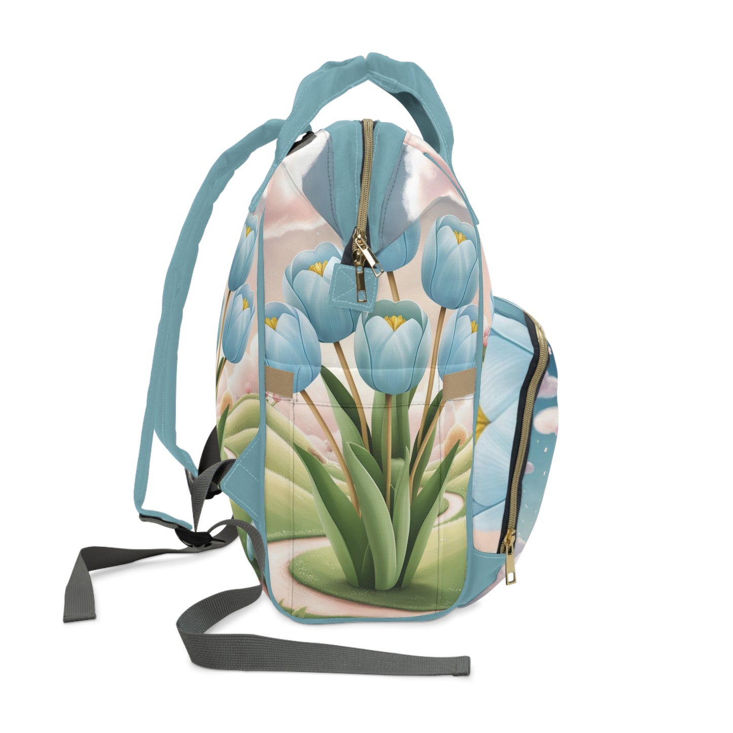 Lucas Tulip Dreamer Baby Bag 🌷 Personalized Dutch Diaper Bag
