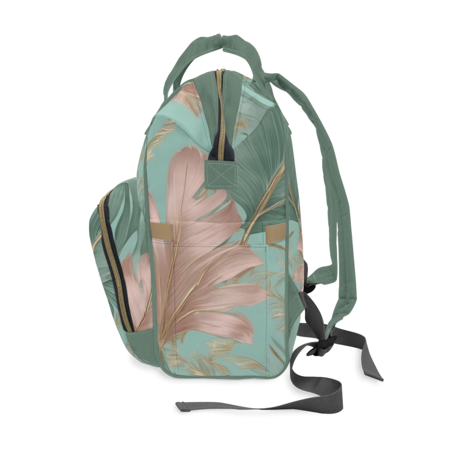Girls Diaper Bag "Amirat Qalbi" Princess of My Heart Personalized Arabic Diaper Backpack
