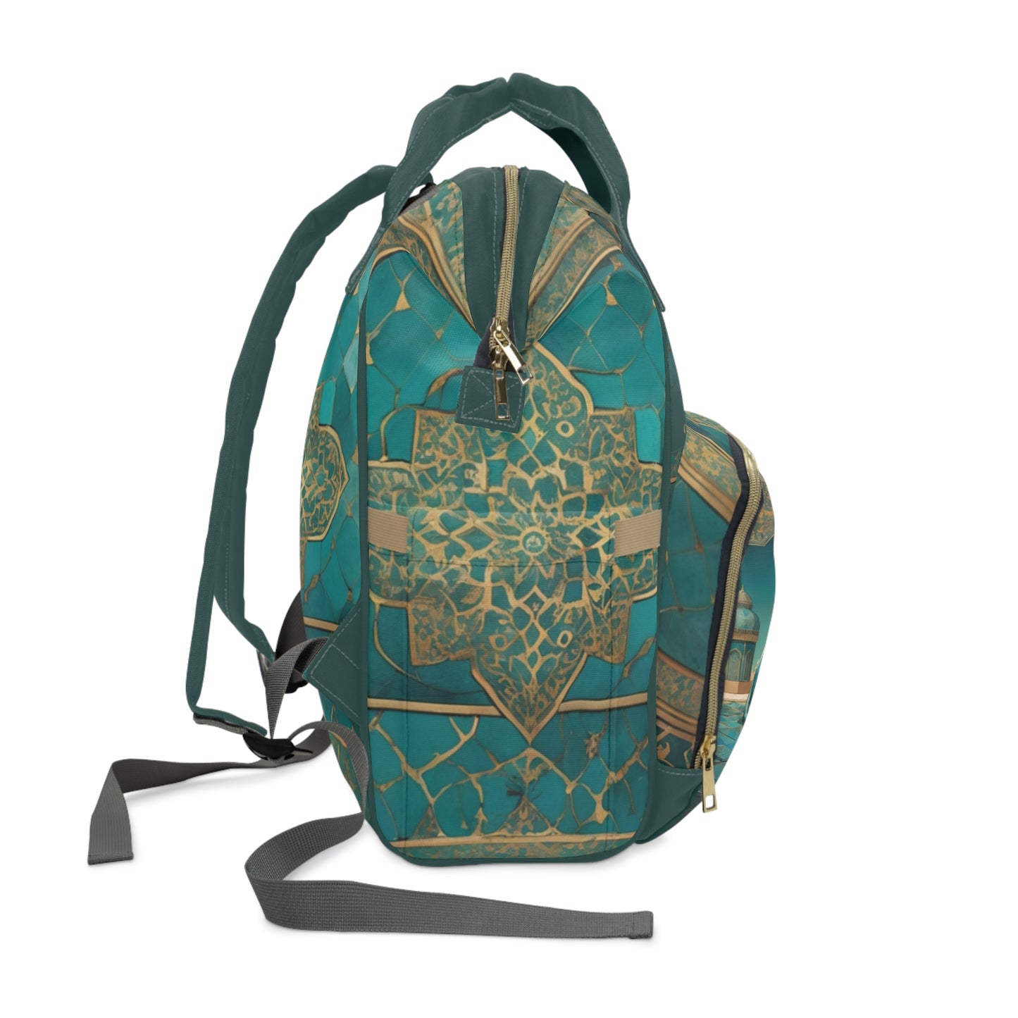 Boys Baby Bag Persian Lion and Son Personalized Farsi Diaper Backpack
