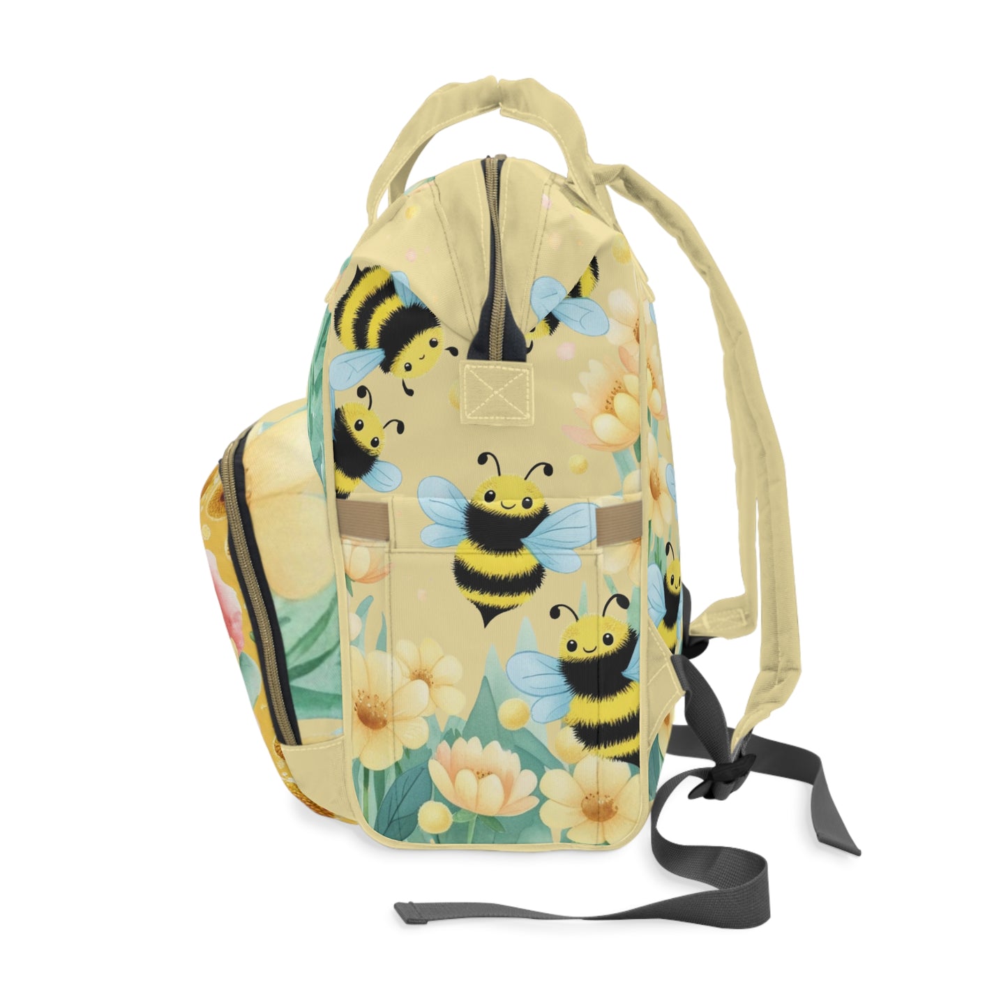 Olivia Bee Dreamer Baby Bag π Personalized Yellow Diaper Bag
