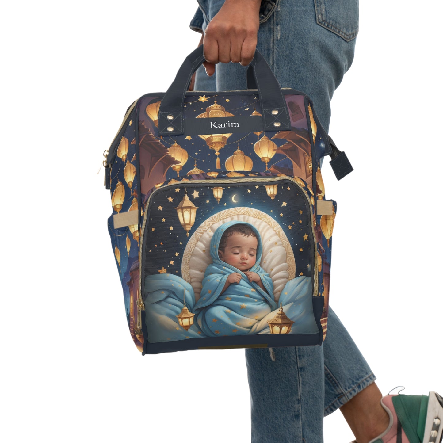 Karim Starry Night Baby Bag – Personalized Moroccan