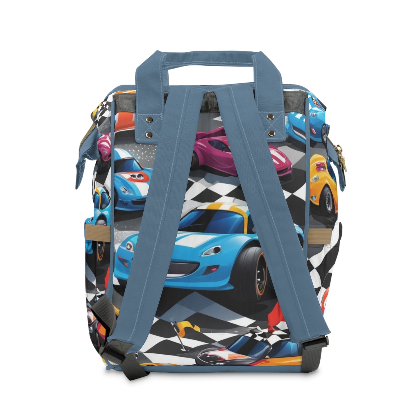Boys Diaper Bag Personalized Aruba Baby Bag Race Car Champion Waterproof Backpack