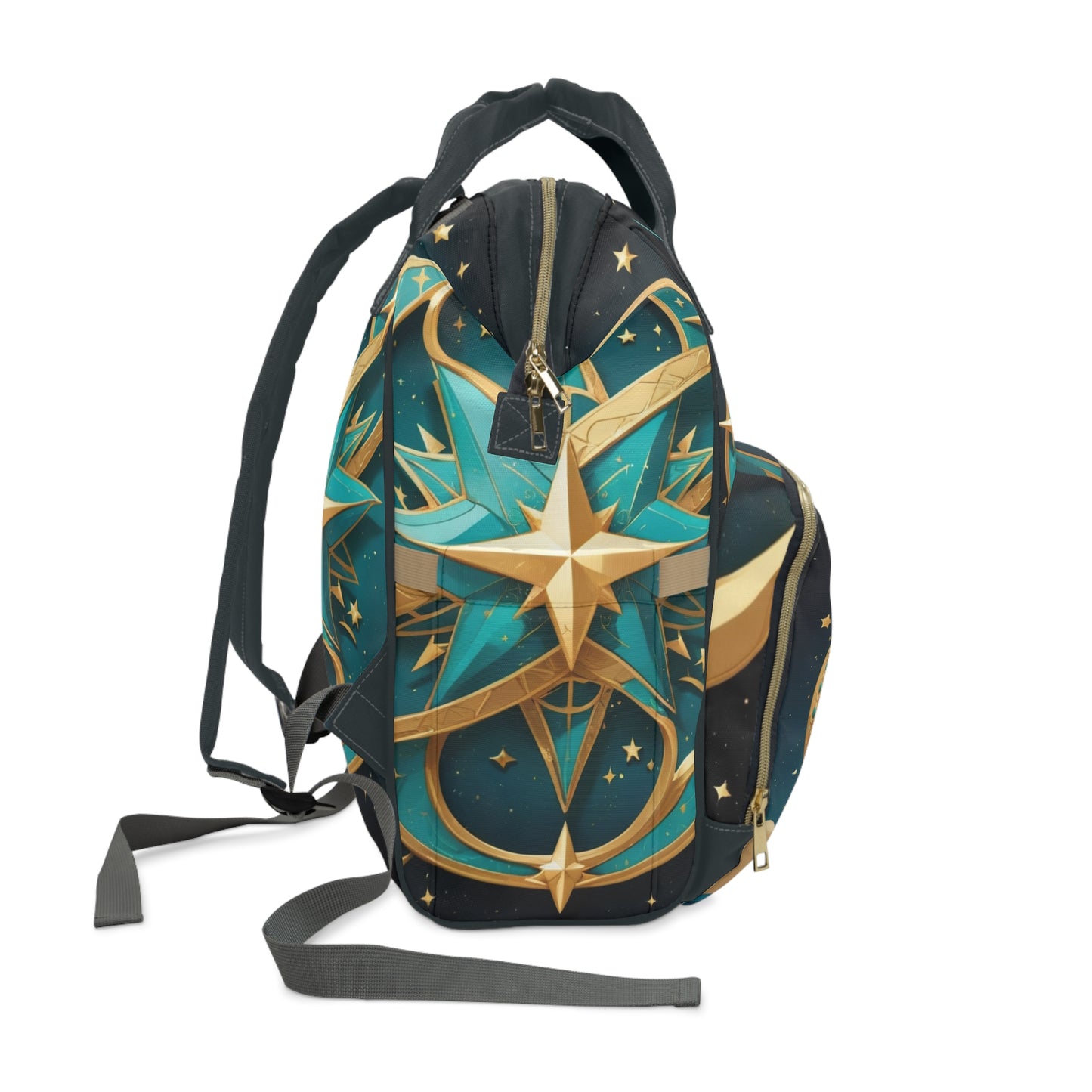 Gemini Zodiac Diaper Bag for Boys – Personalized Baby Name - 2026