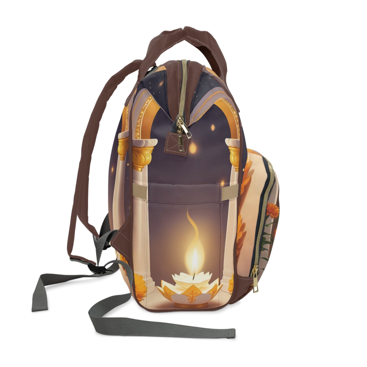 Kian India Baby Bag – Personalized Lantern & Temple Design