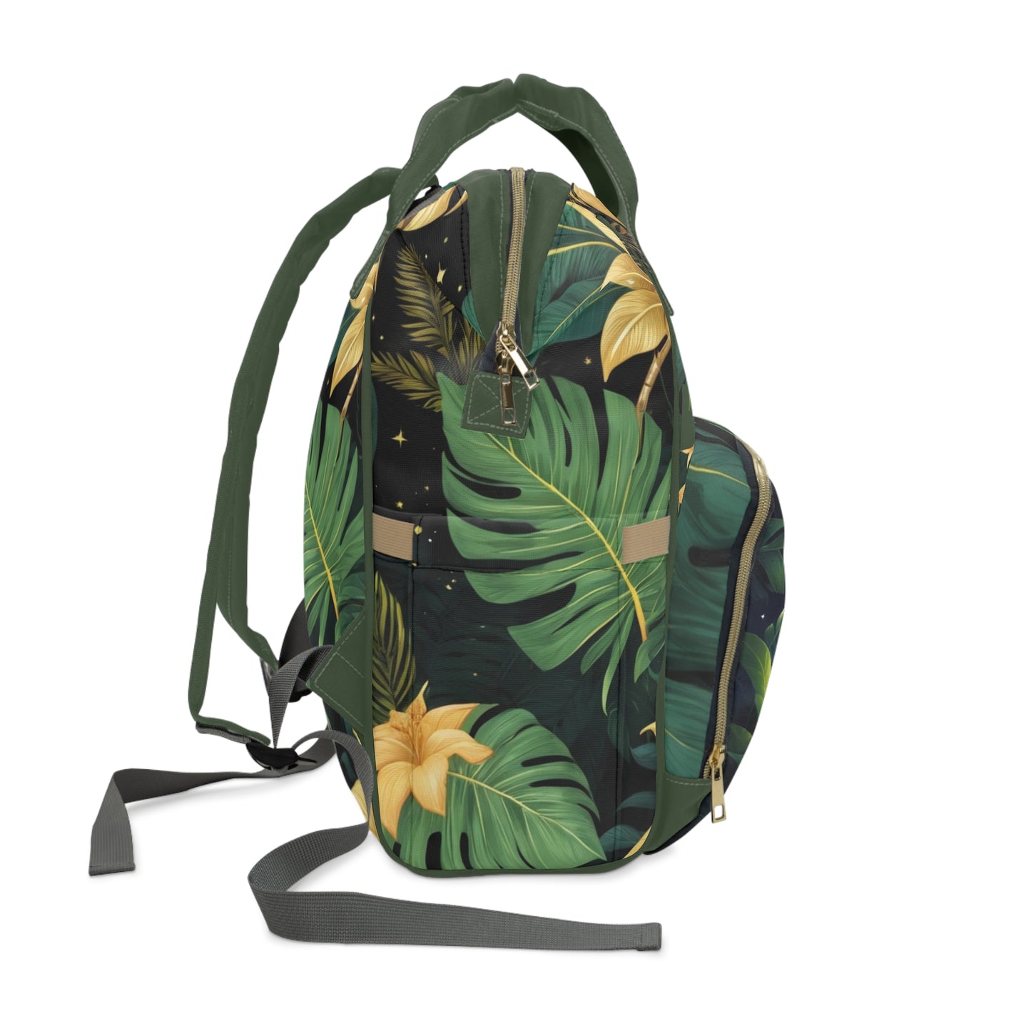 Boys Surinamese Backpack | Personalized Baby Boy Bag with Jungle Cricket & Moon | Unique Cultural Baby Shower Gift