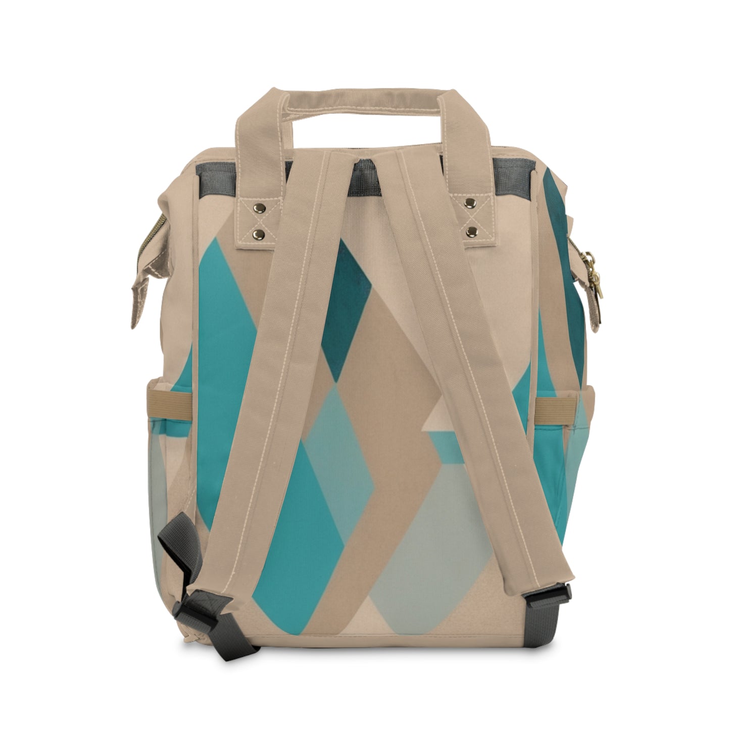 Boys Diaper Bag Personalized Arabic Baby Bag Ya Batal My Hero Teal and Sand Desig
