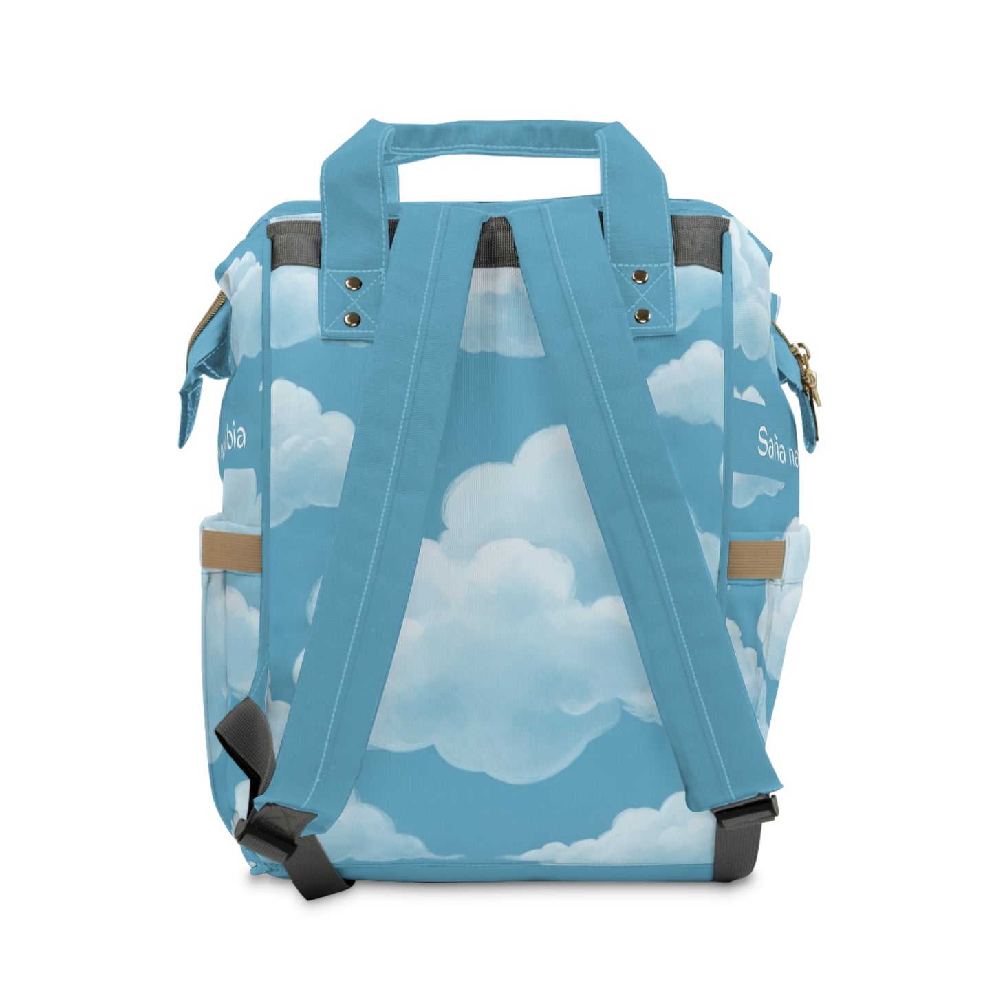 Boys Diaper Bag Personalized Aruba Baby Bag Cloudy Sky Dream Waterproof Backpack