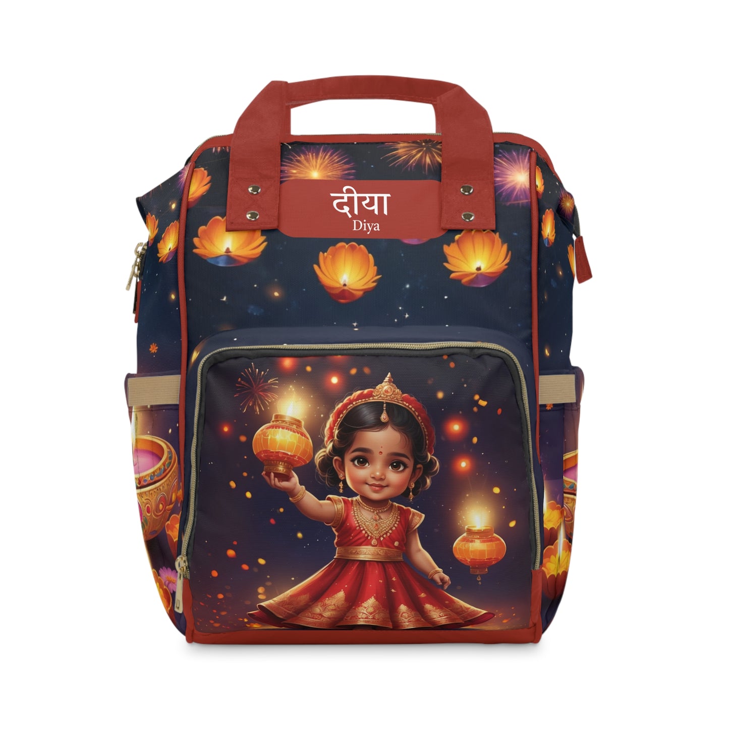 Diya India Baby Bag – Festival of Light, Free Personalization