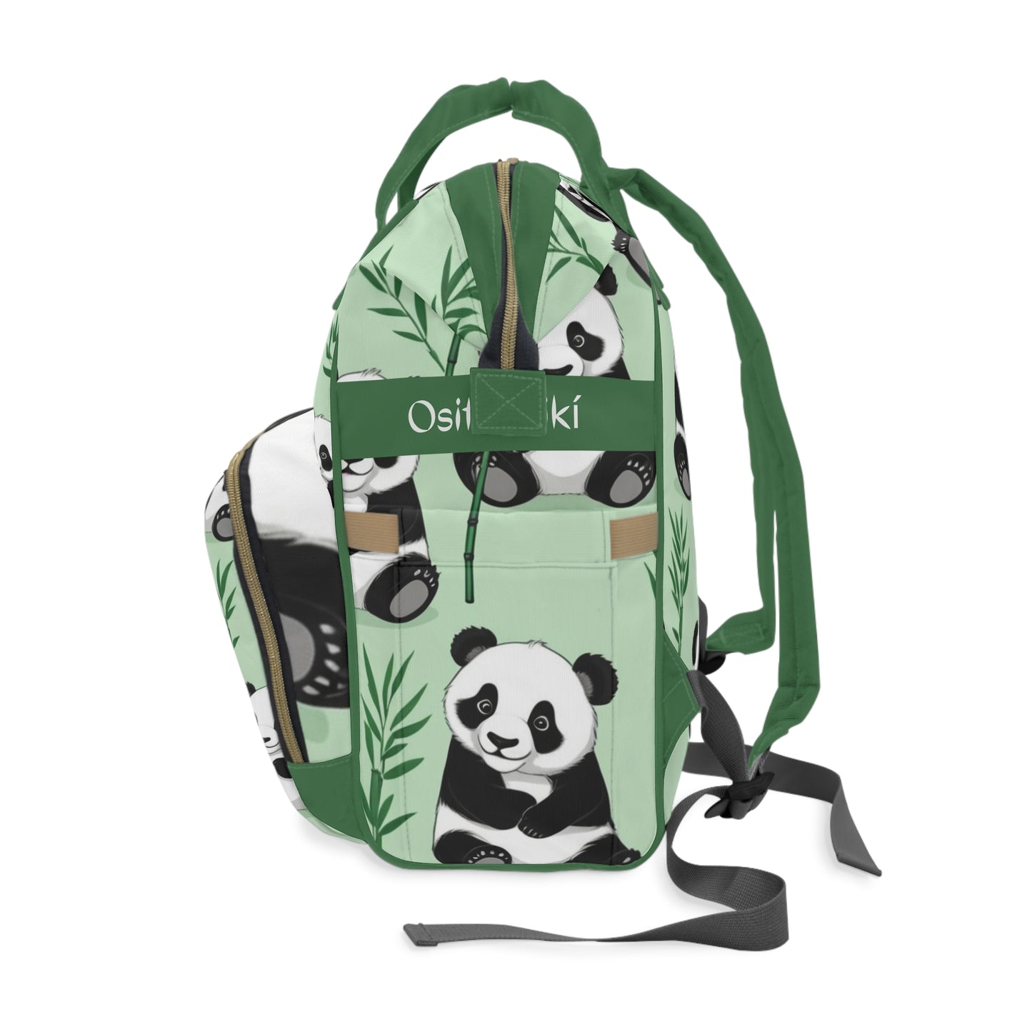 Boys Diaper Bag Personalized Aruba Baby Bag Panda Forest Friend Waterproof Backpack