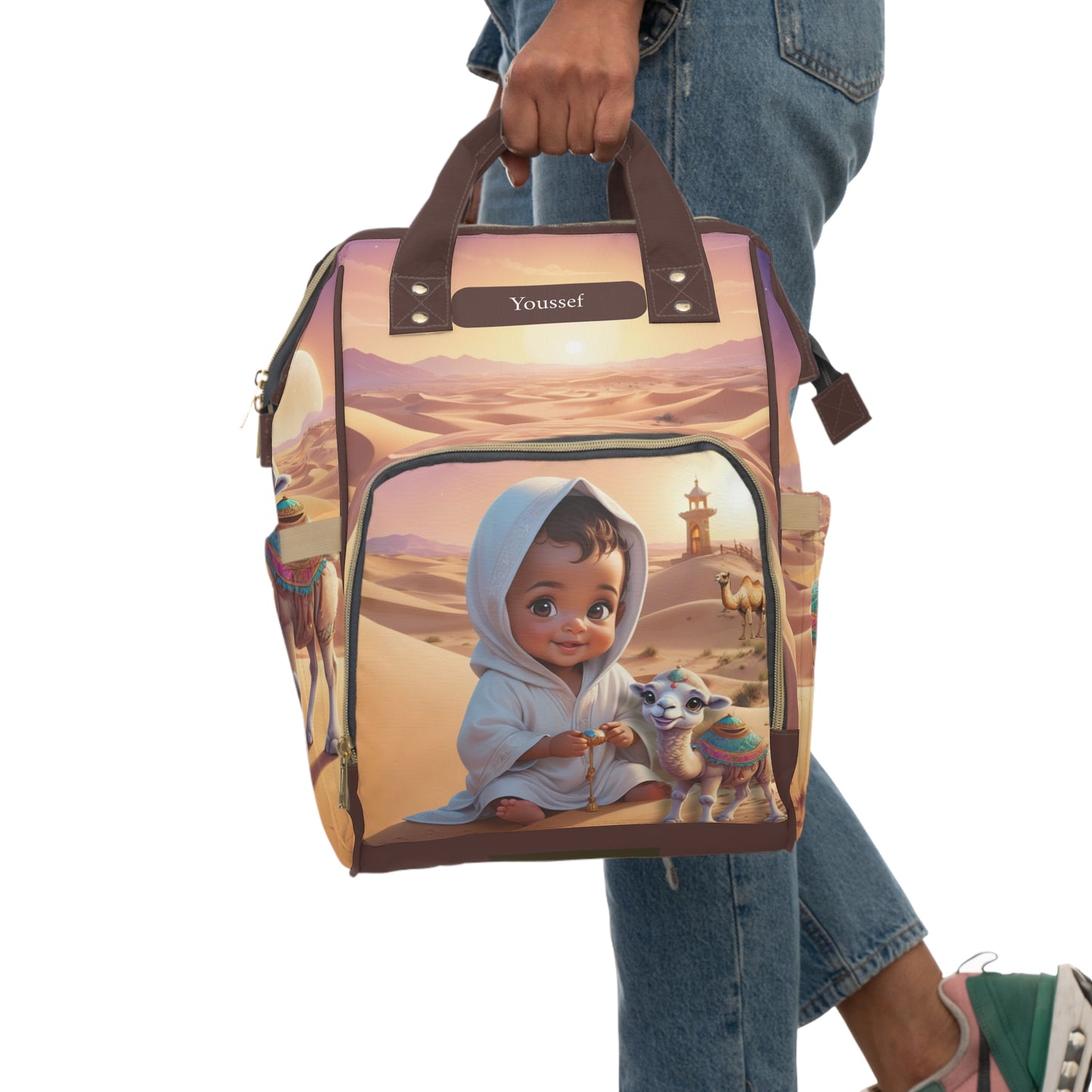 Youssef Desert Guardian Baby Bag – Personalized Moroccan