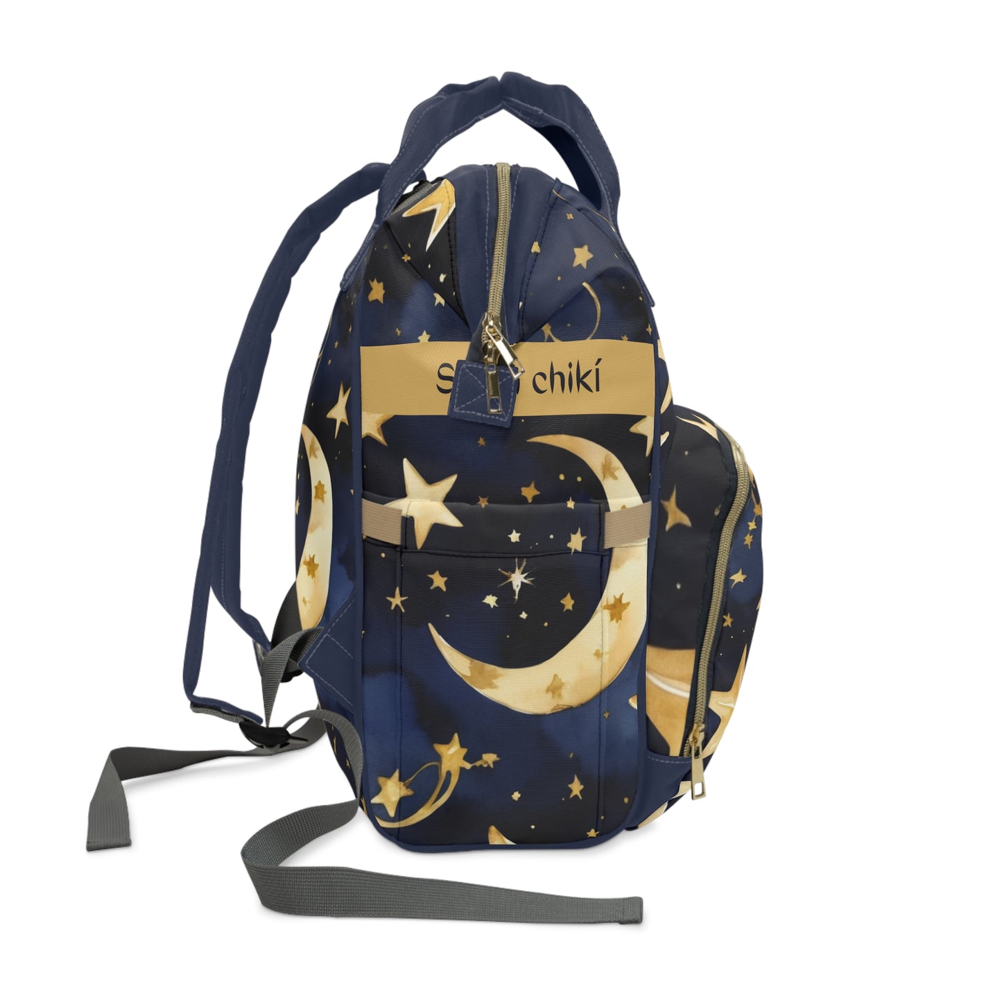 Boys Diaper Bag Personalized Aruba Baby Bag Moon and Stars Night Sky Waterproof Backpack