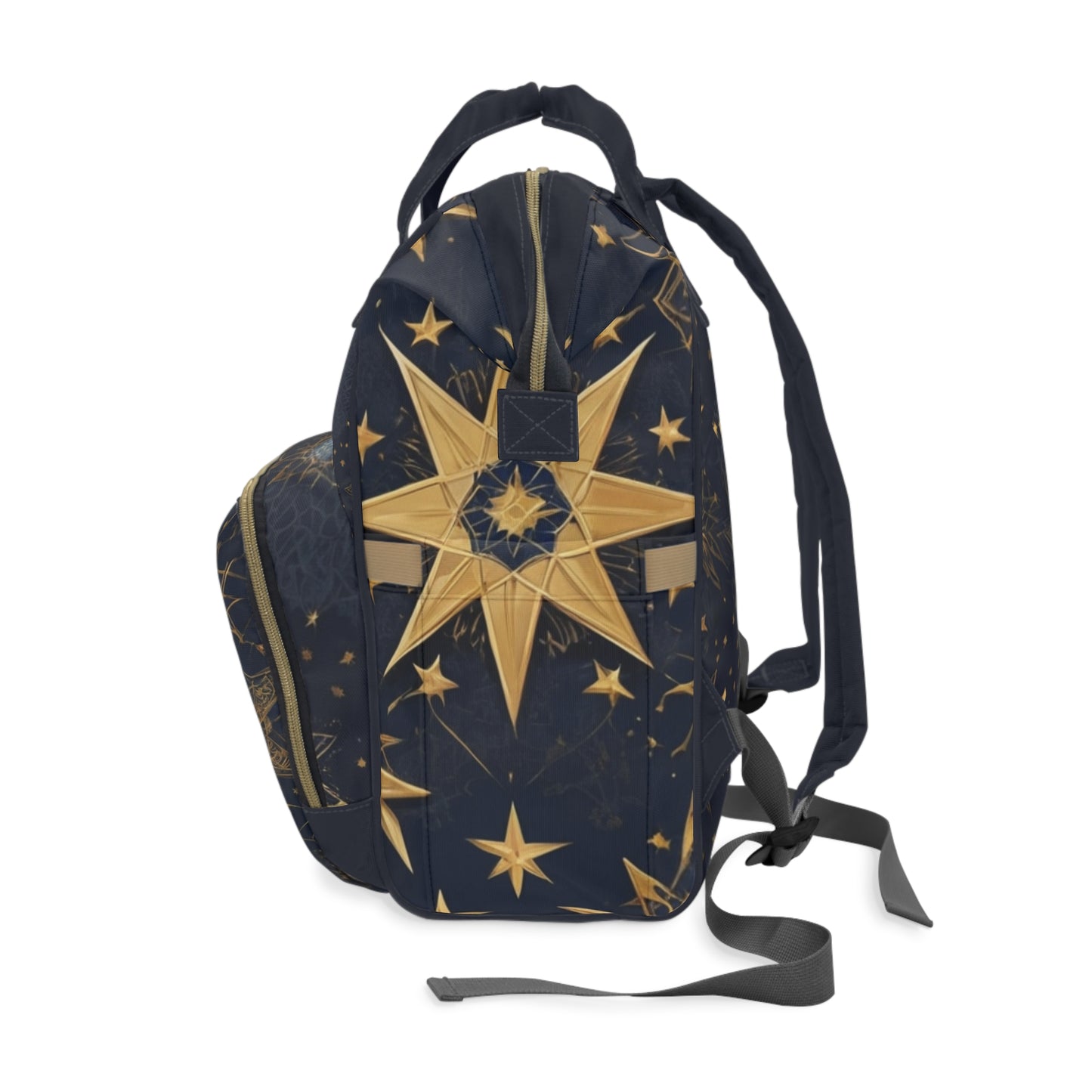 Boys Diaper Bag Personalized Arabic Baby Bag Najmi My Star Luxury Gold and Navy Pattern About This Item
