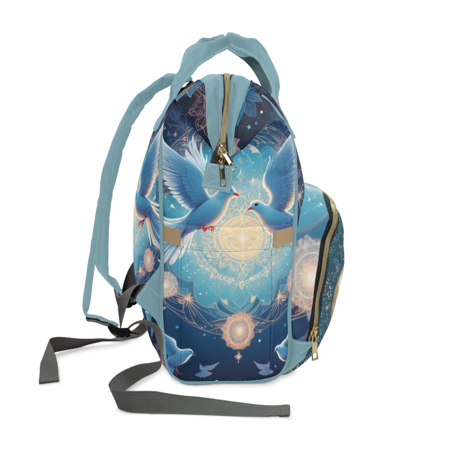 Manav India Baby Bag – Personalized Peace & Dove Design