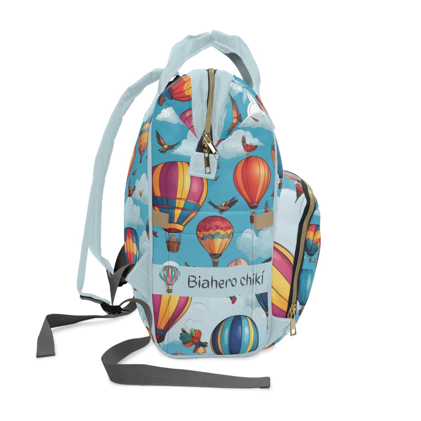 Boys Diaper Bag Personalized Aruba Baby Bag Balloon Festival Sky Waterproof Backpack