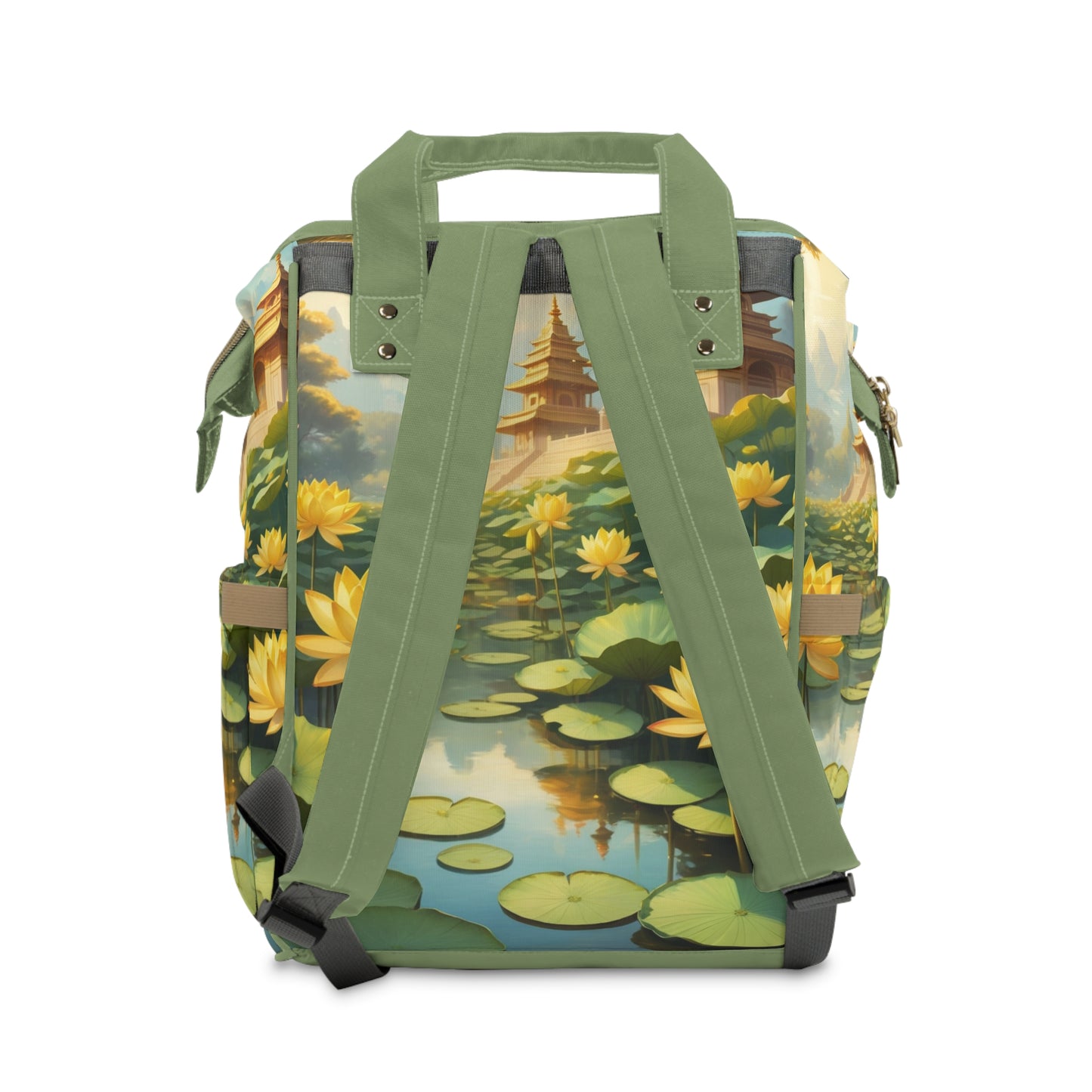 Kunal India Baby Bag – Personalized Lotus & Temple Design
