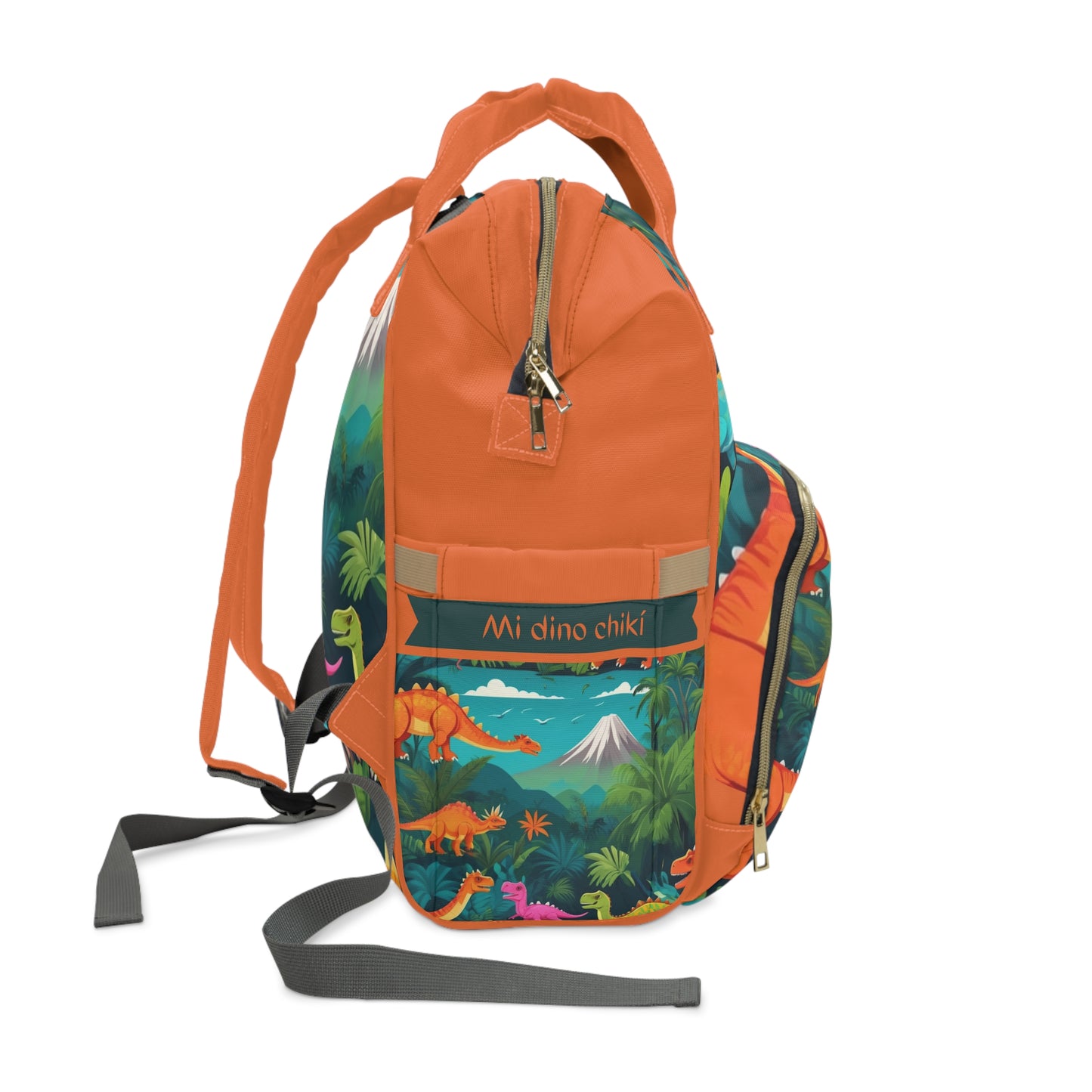 Boys Diaper Bag Personalized Aruba Baby Bag Dinosaur Explorer Waterproof Backpack