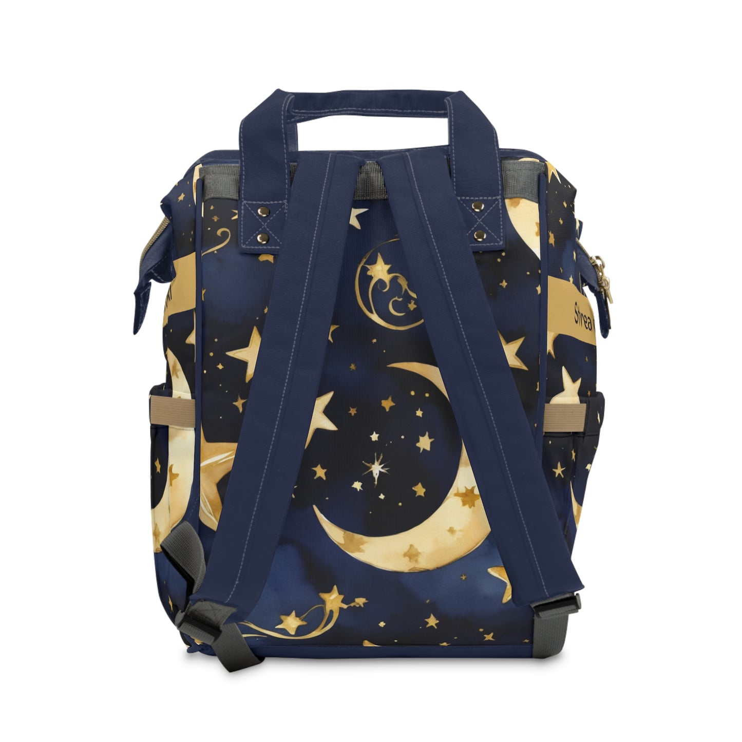 Boys Diaper Bag Personalized Aruba Baby Bag Moon and Stars Night Sky Waterproof Backpack