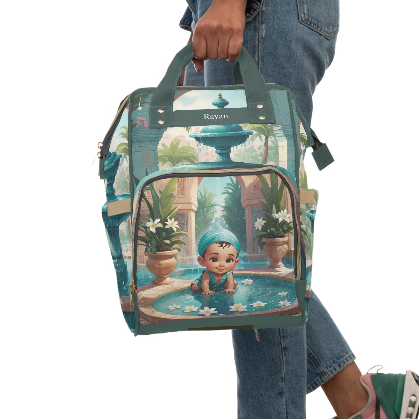 Rayan Fountain of Paradise Baby Bag – Personalized Moroccan